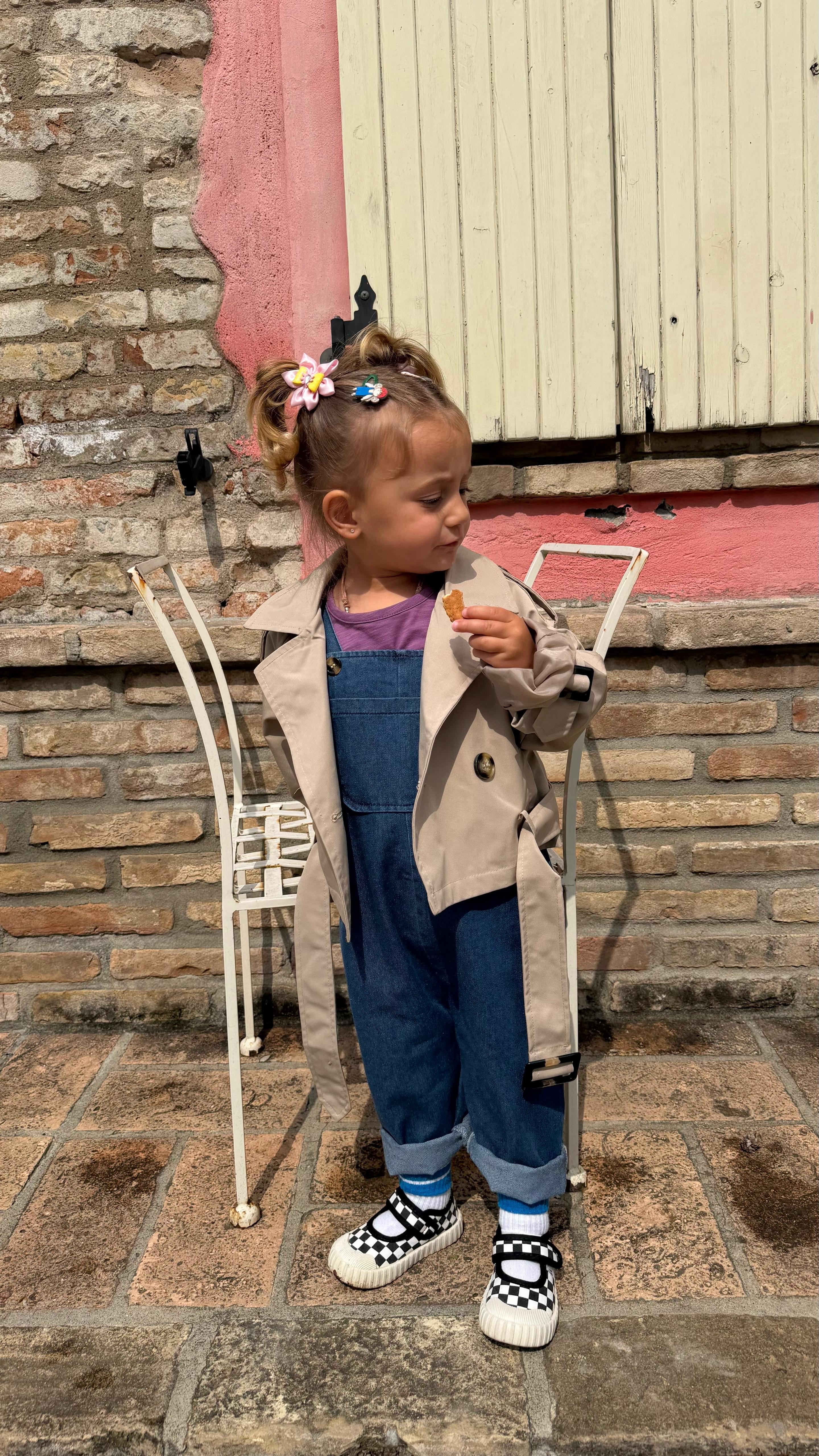TRENCH BIMBA BEIGE