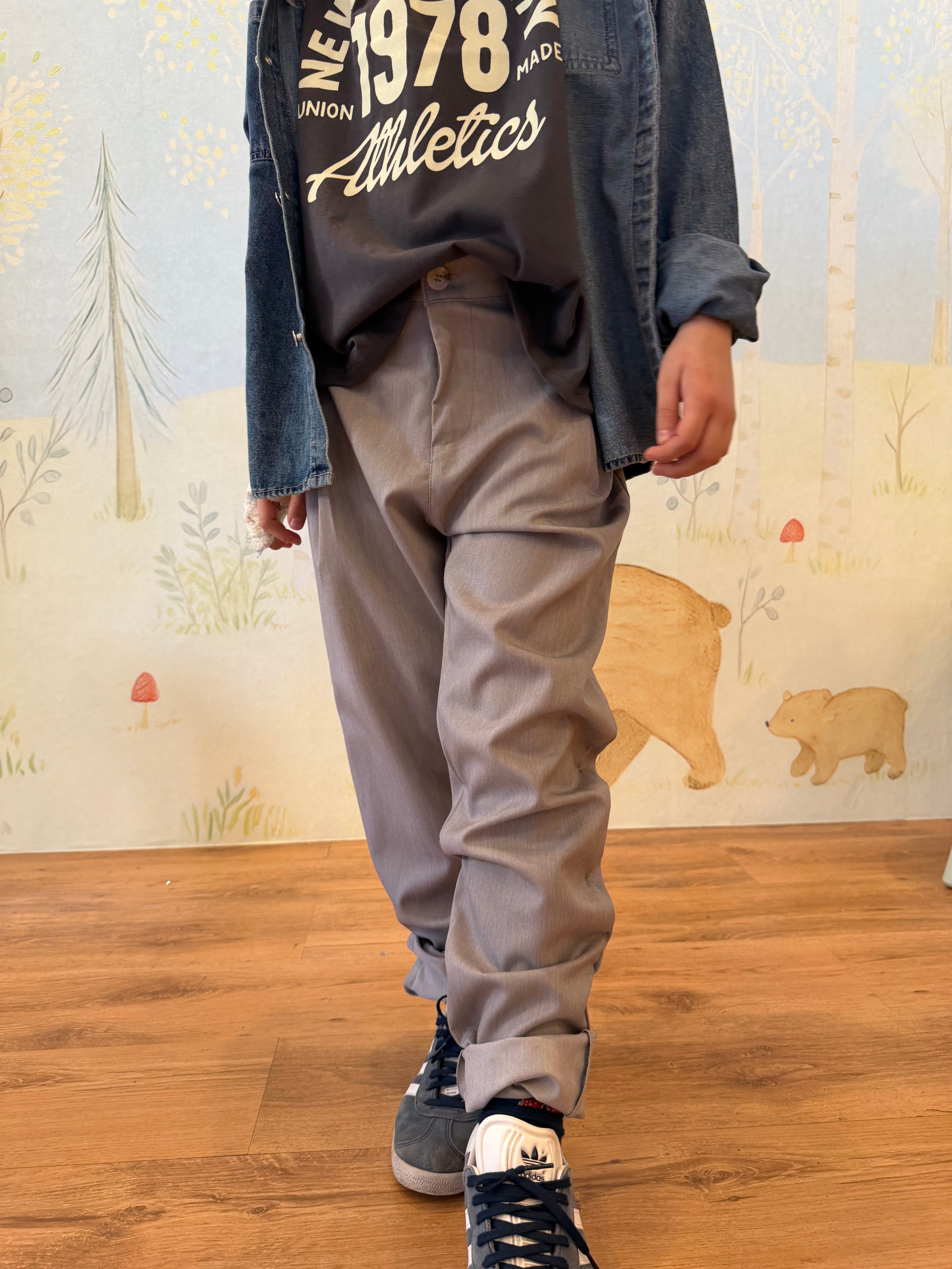 PANTALONE DUE COLORI BM44