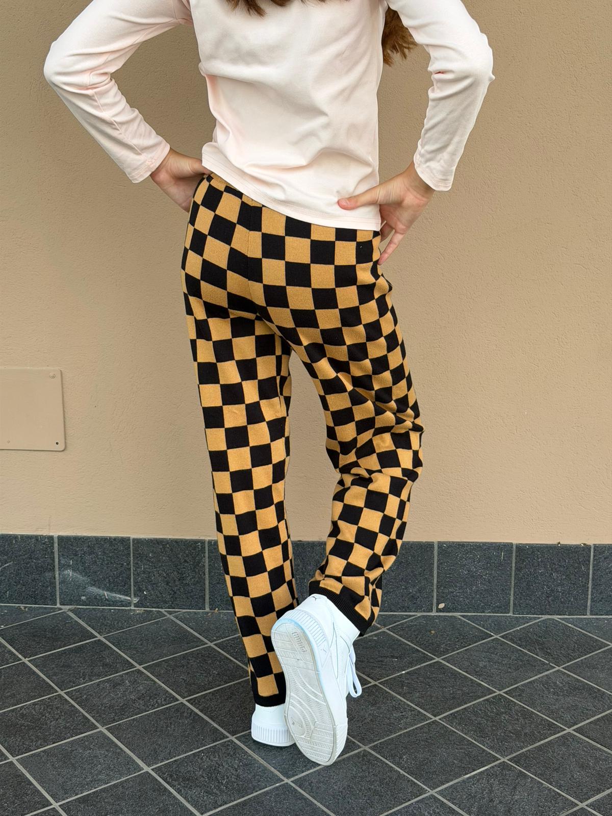 PANTALONE A QUADRI 14526 NEW