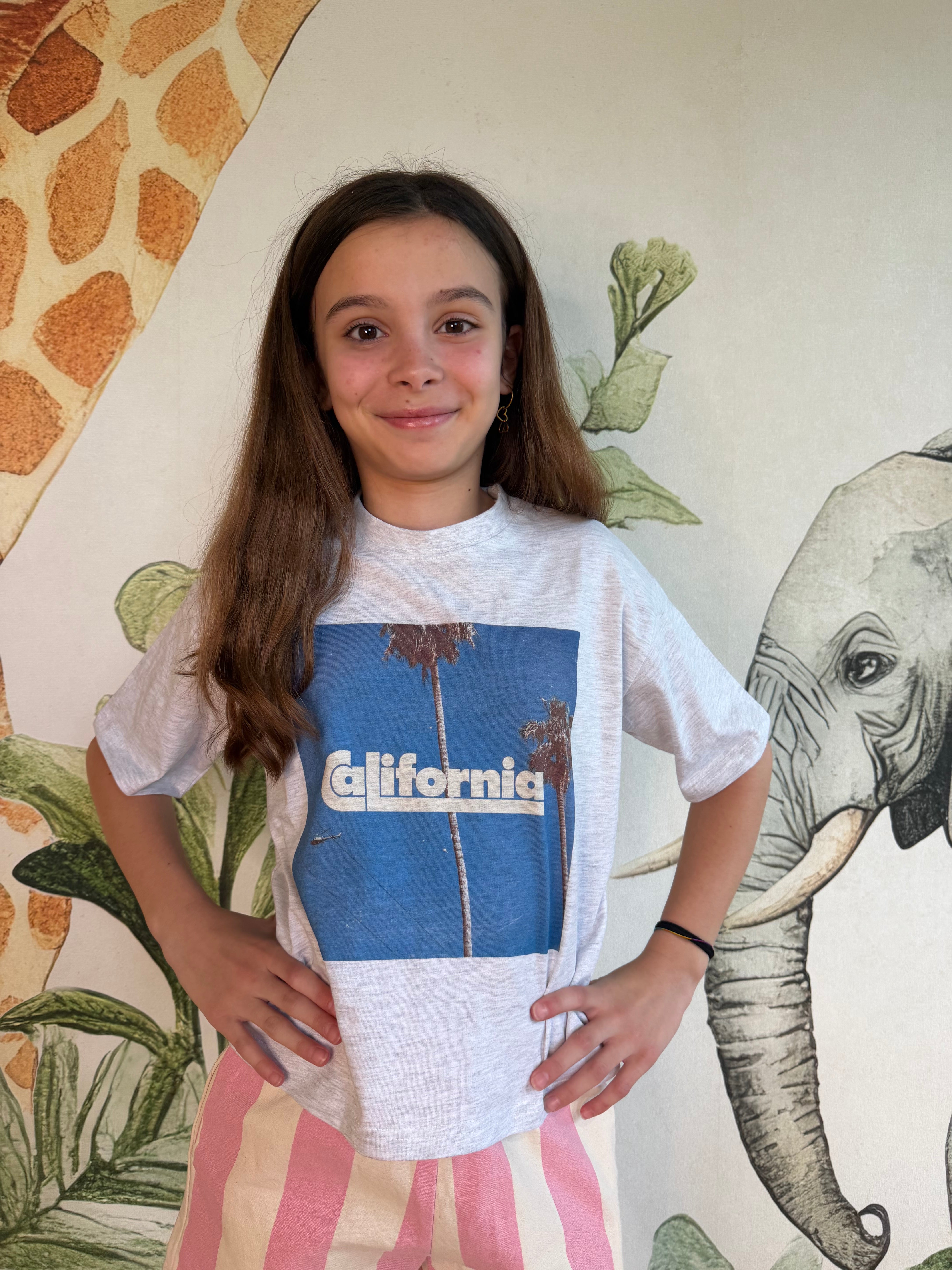T-SHIRT GRIGIA CALIFORNIA