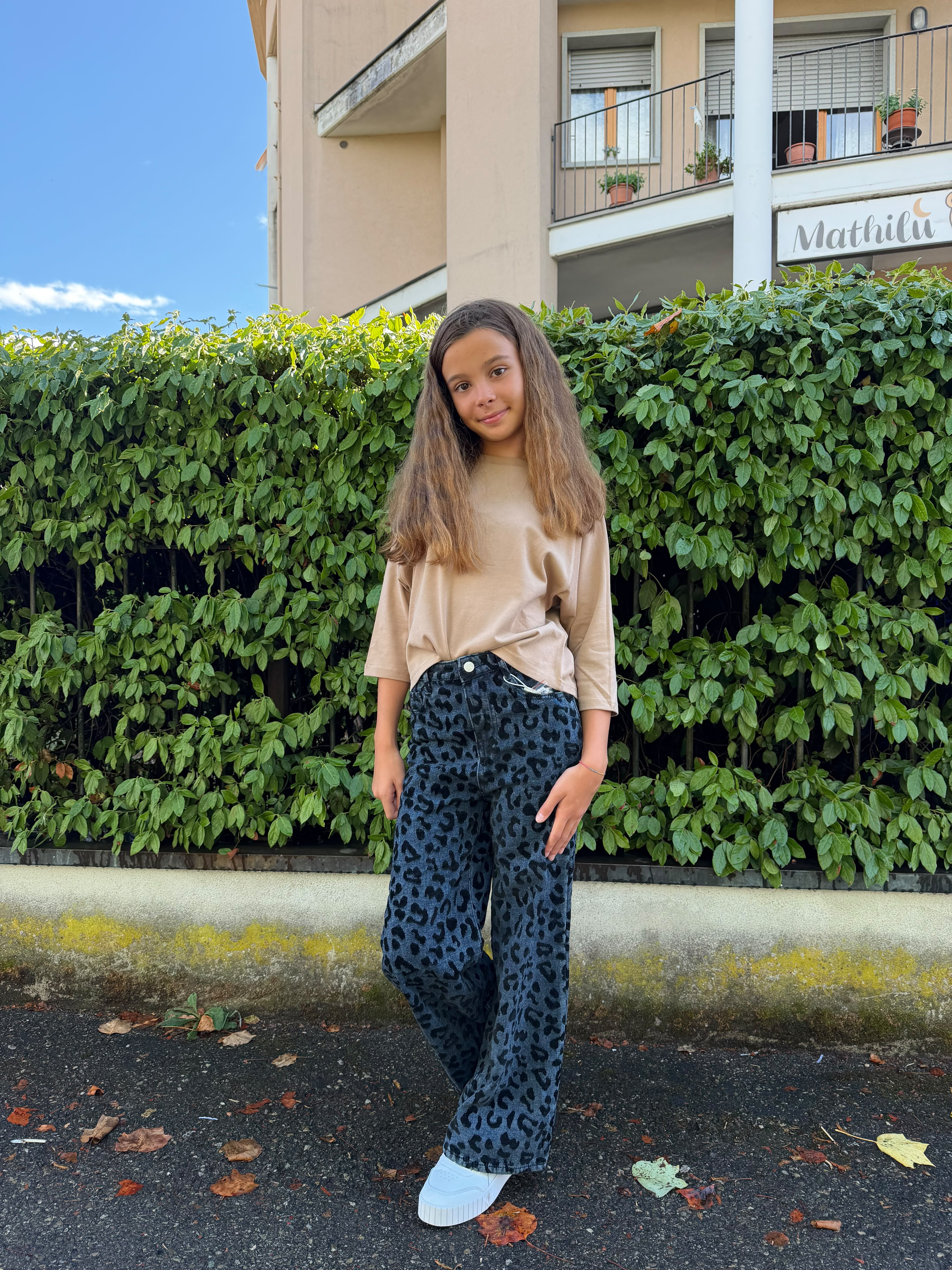 JEANS LEOPARDATO 7284 NEW