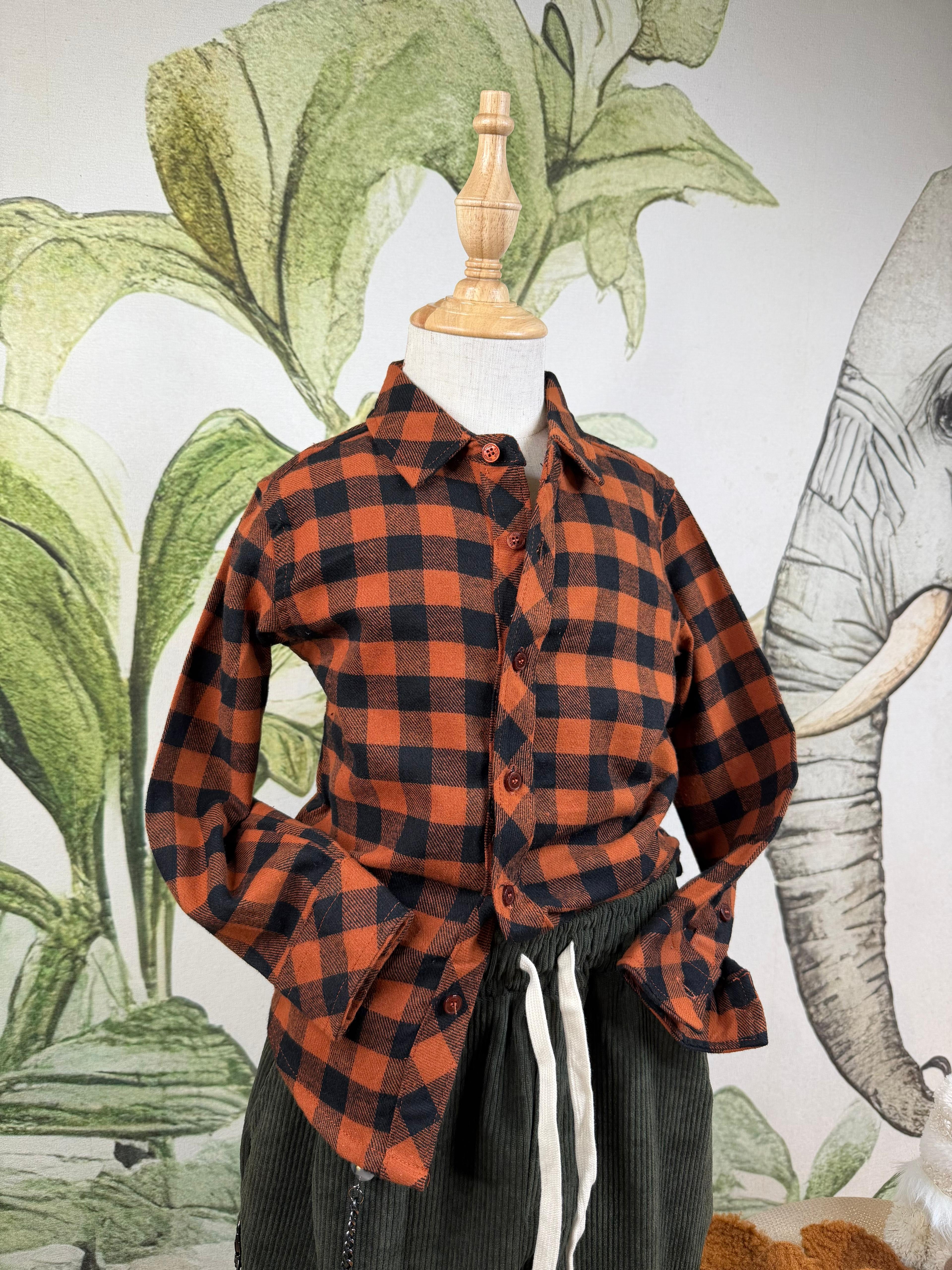 CAMICIA A QUADRETTI YF6204