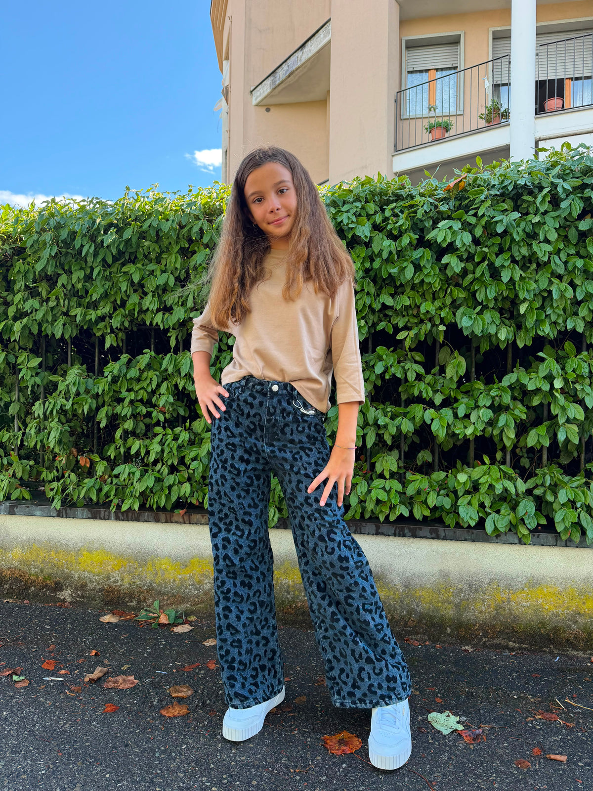 JEANS LEOPARDATO 7284 NEW