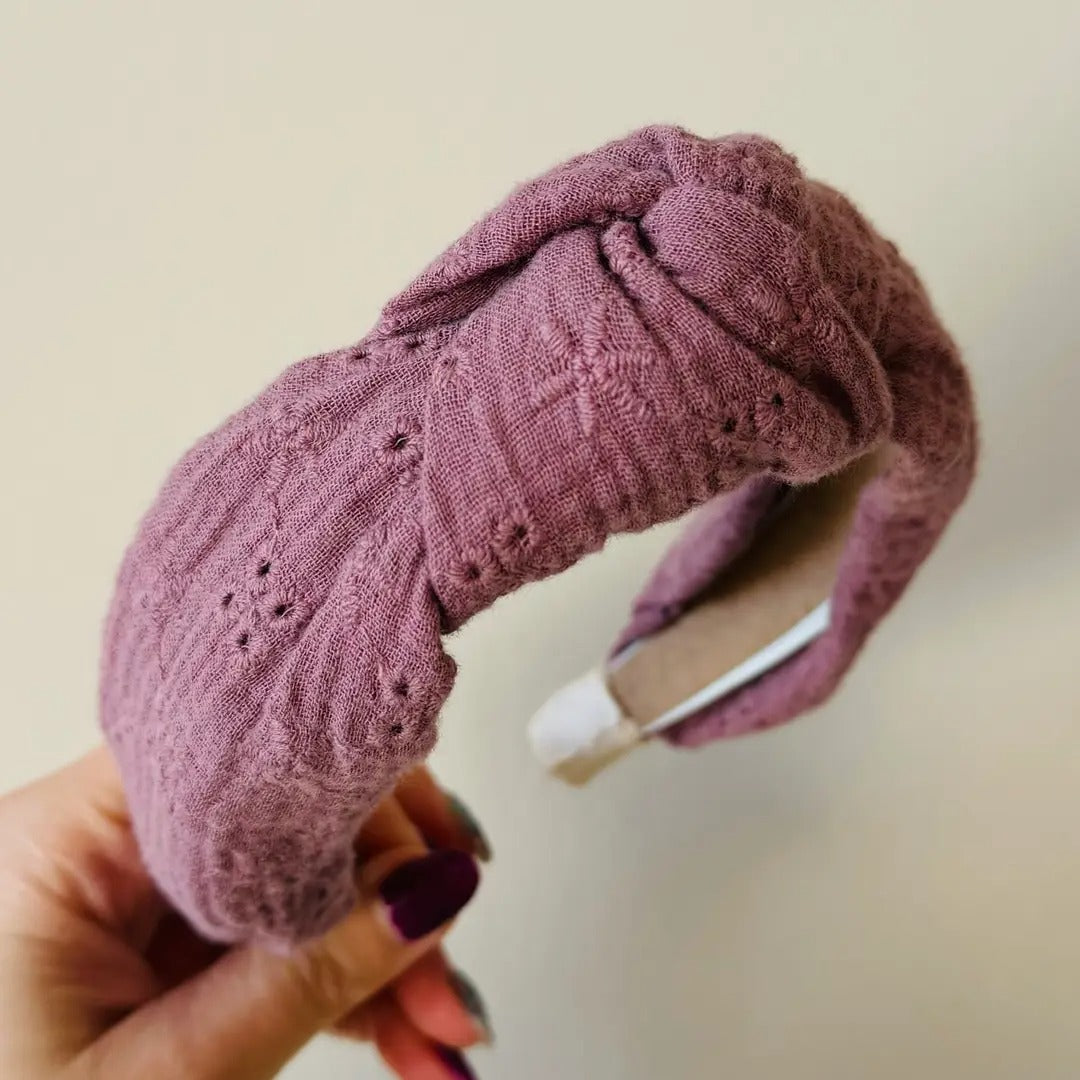 CERCHIETTO PER CAPELLI CON NODO