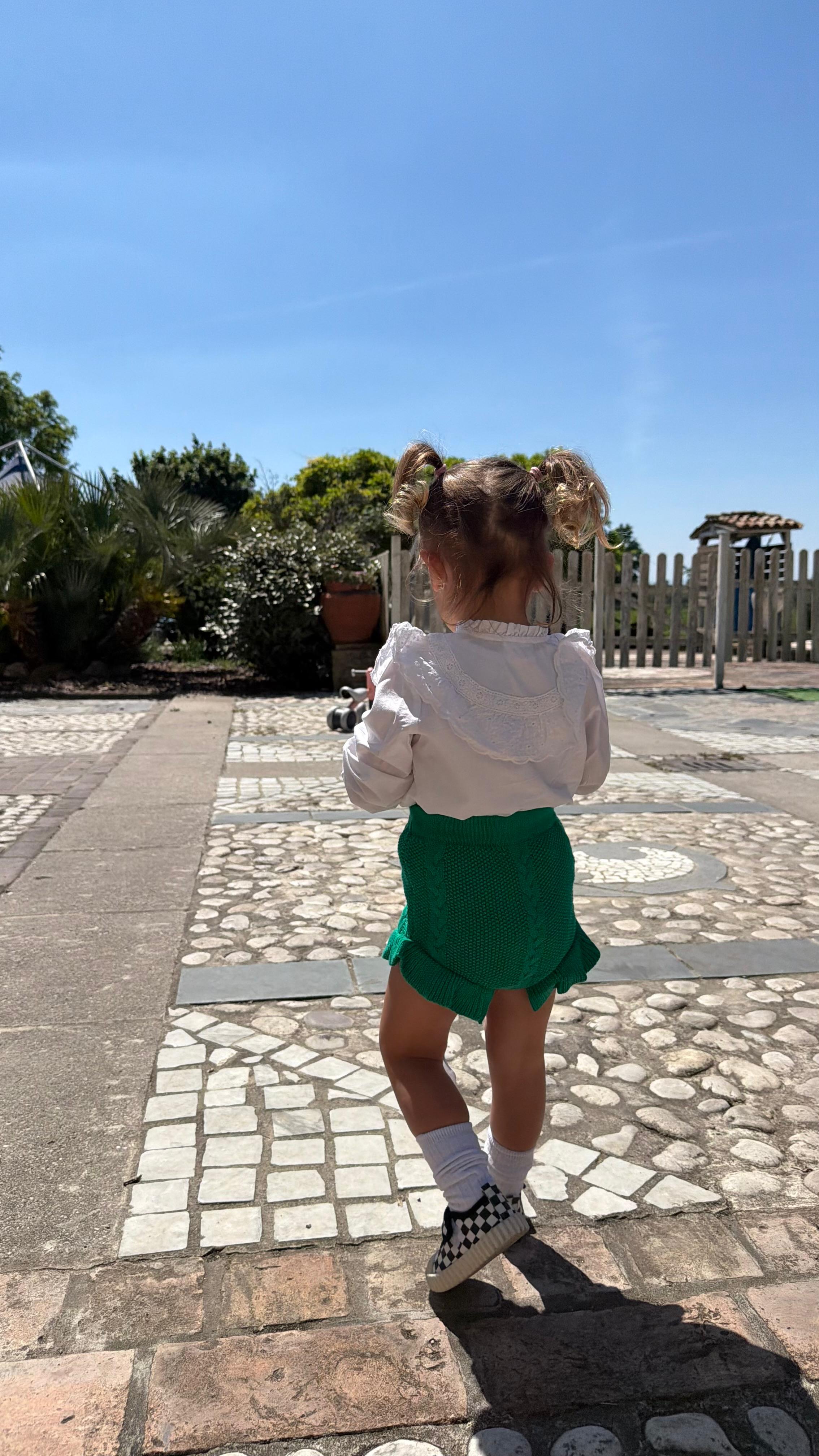 PANTALONCINO VERDE FRU FRU