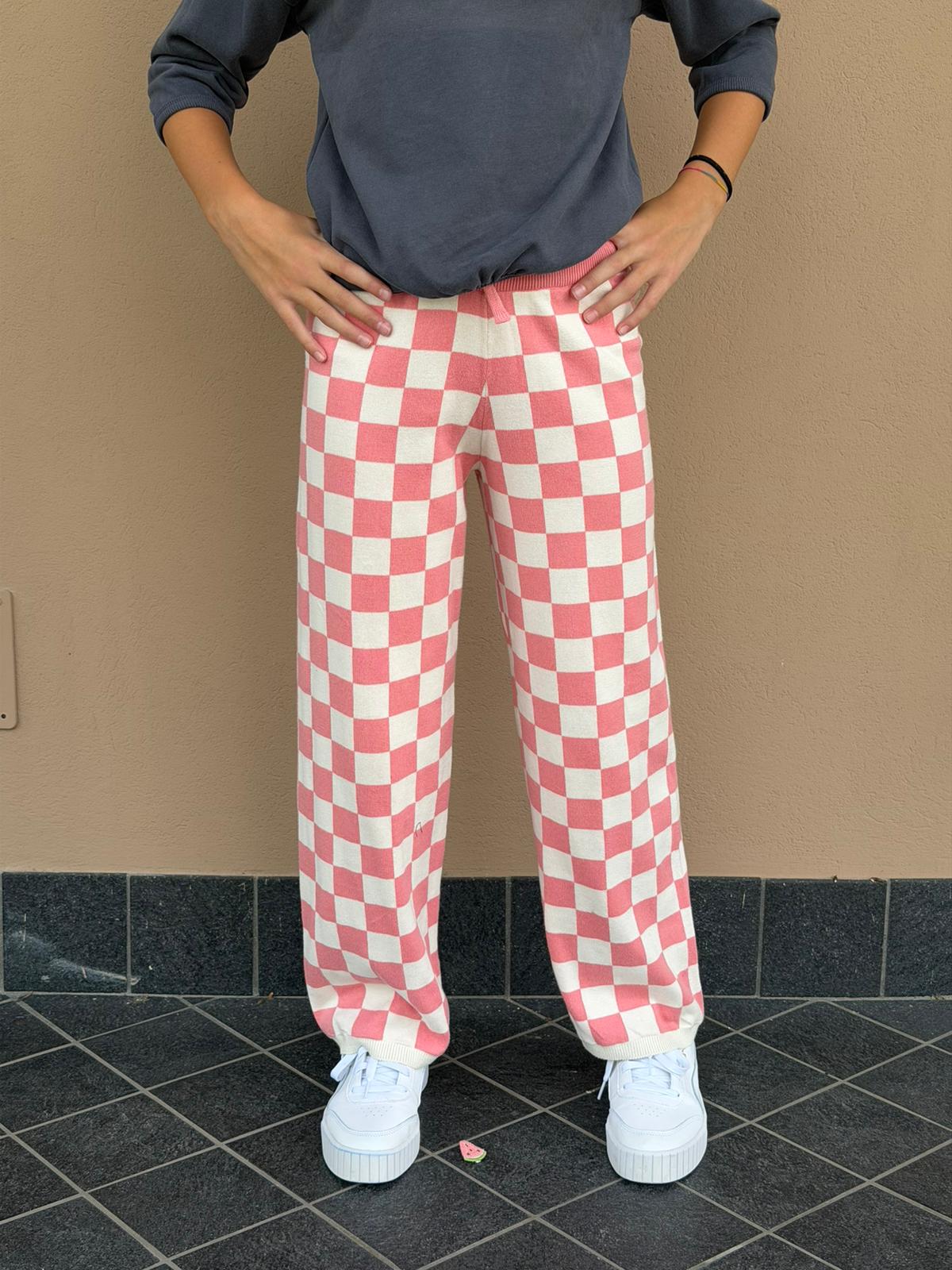 PANTALONE A QUADRI 14526 NEW