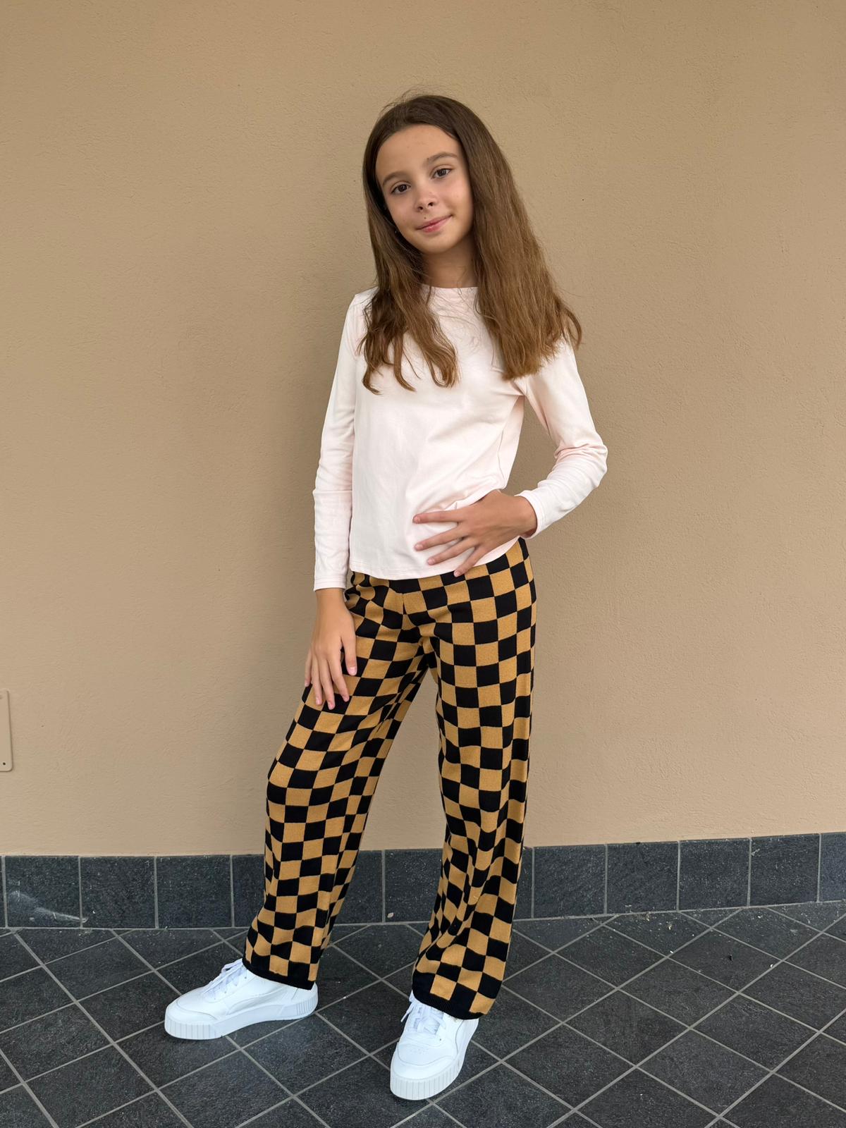 PANTALONE A QUADRI 14526 NEW