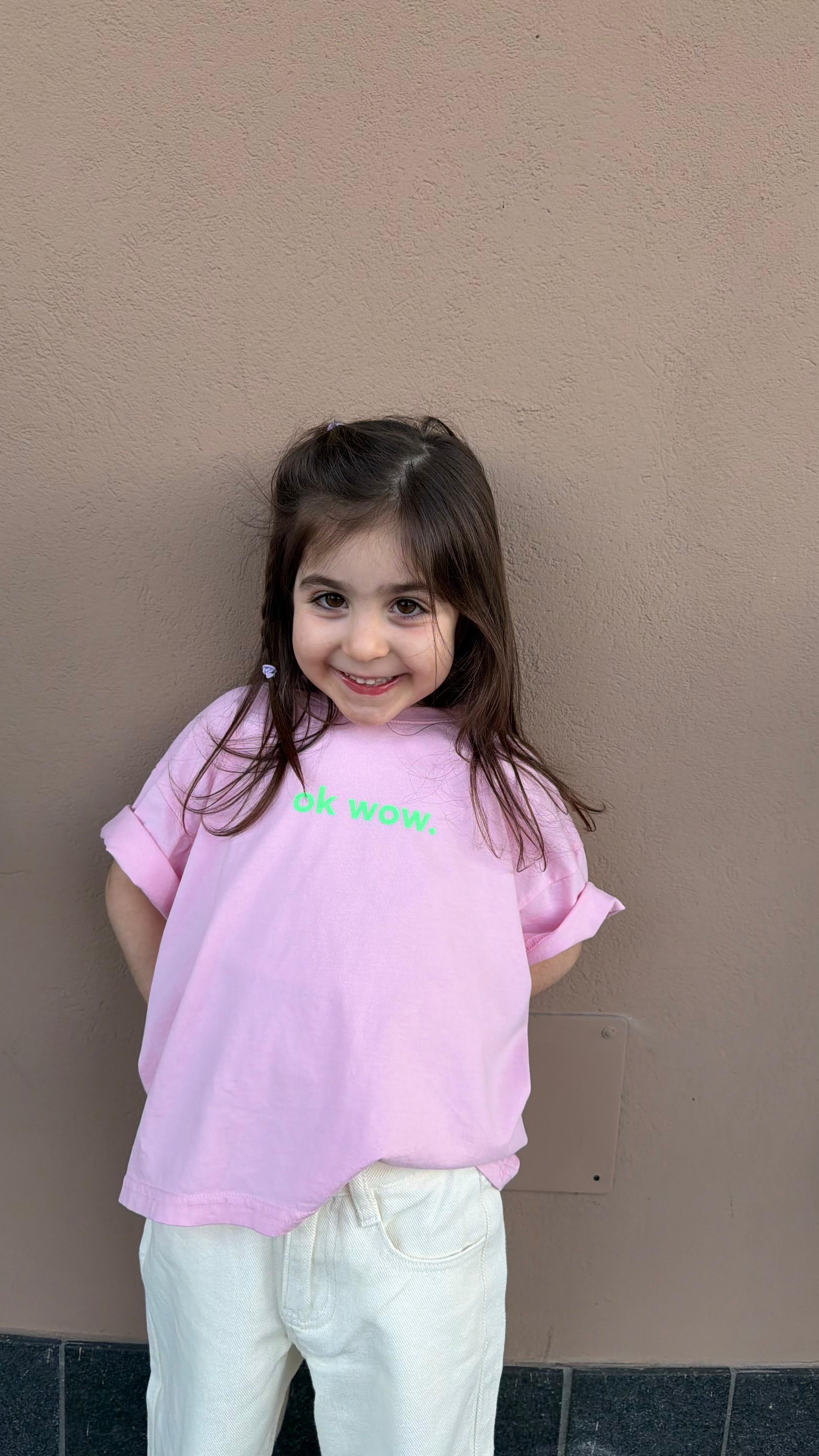 T-SHIRT "OK WOW"