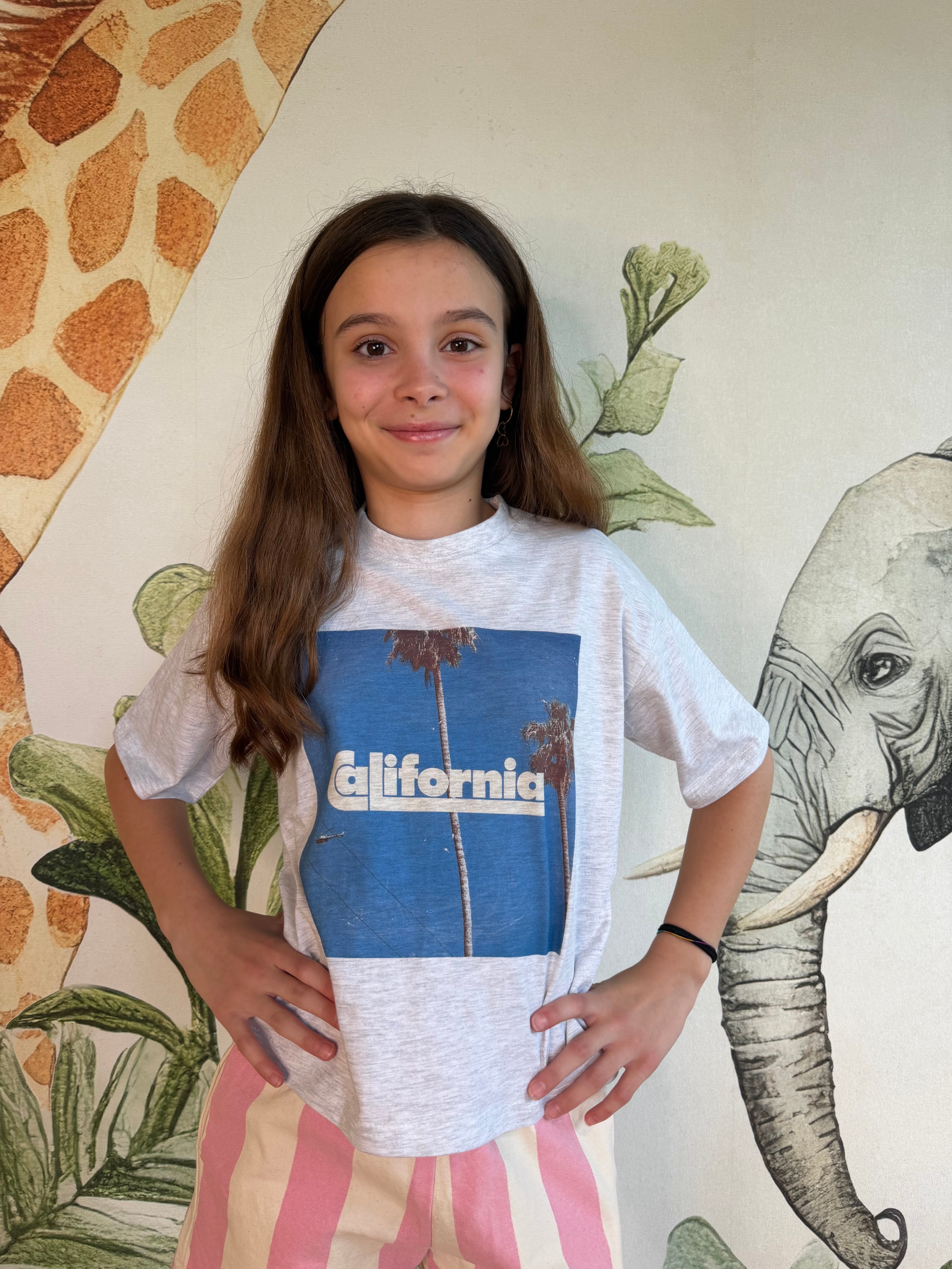 T-SHIRT GRIGIA CALIFORNIA