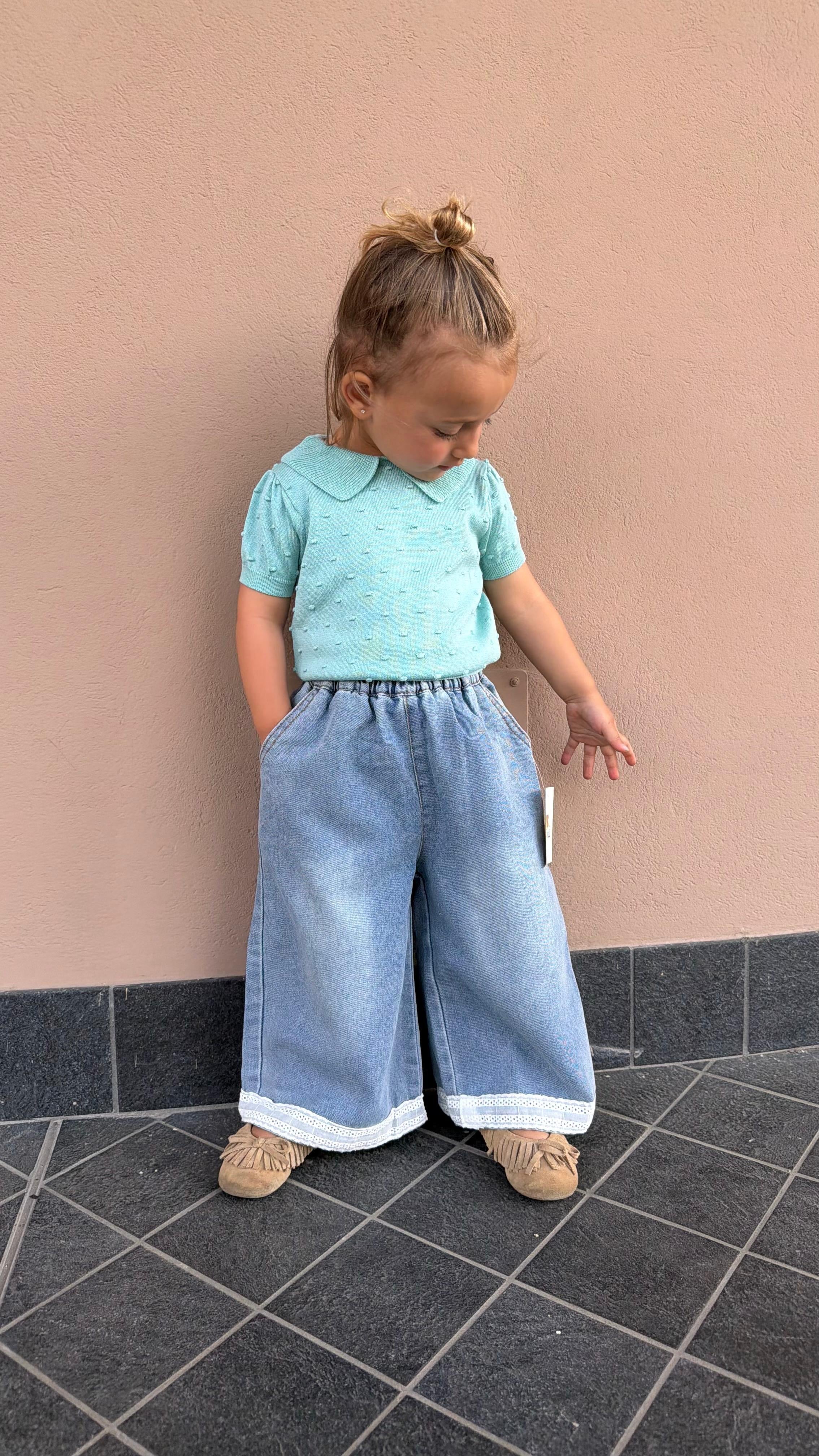 JEANS CON IL PIZZO