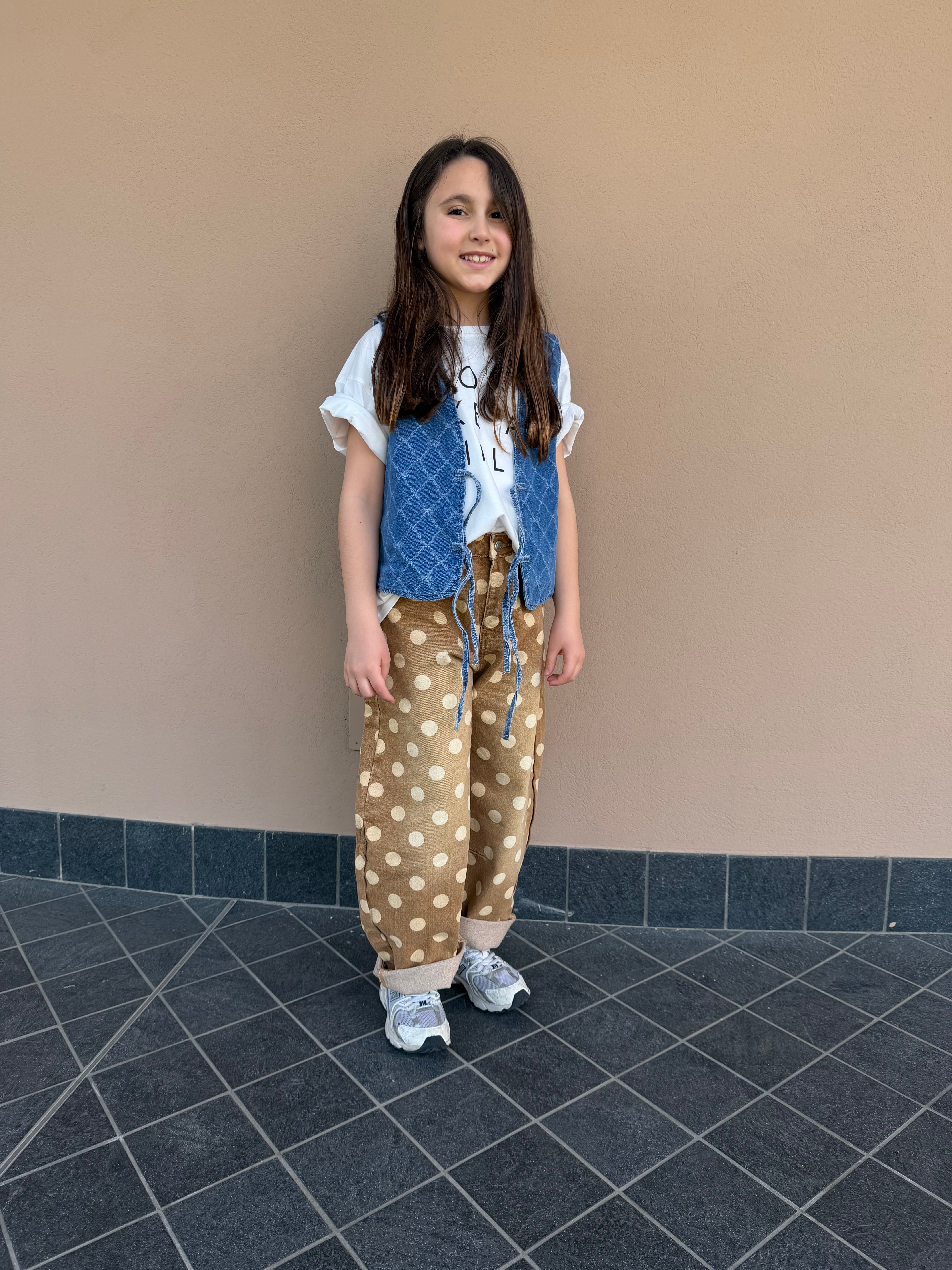 JEANS MARRONE POIS