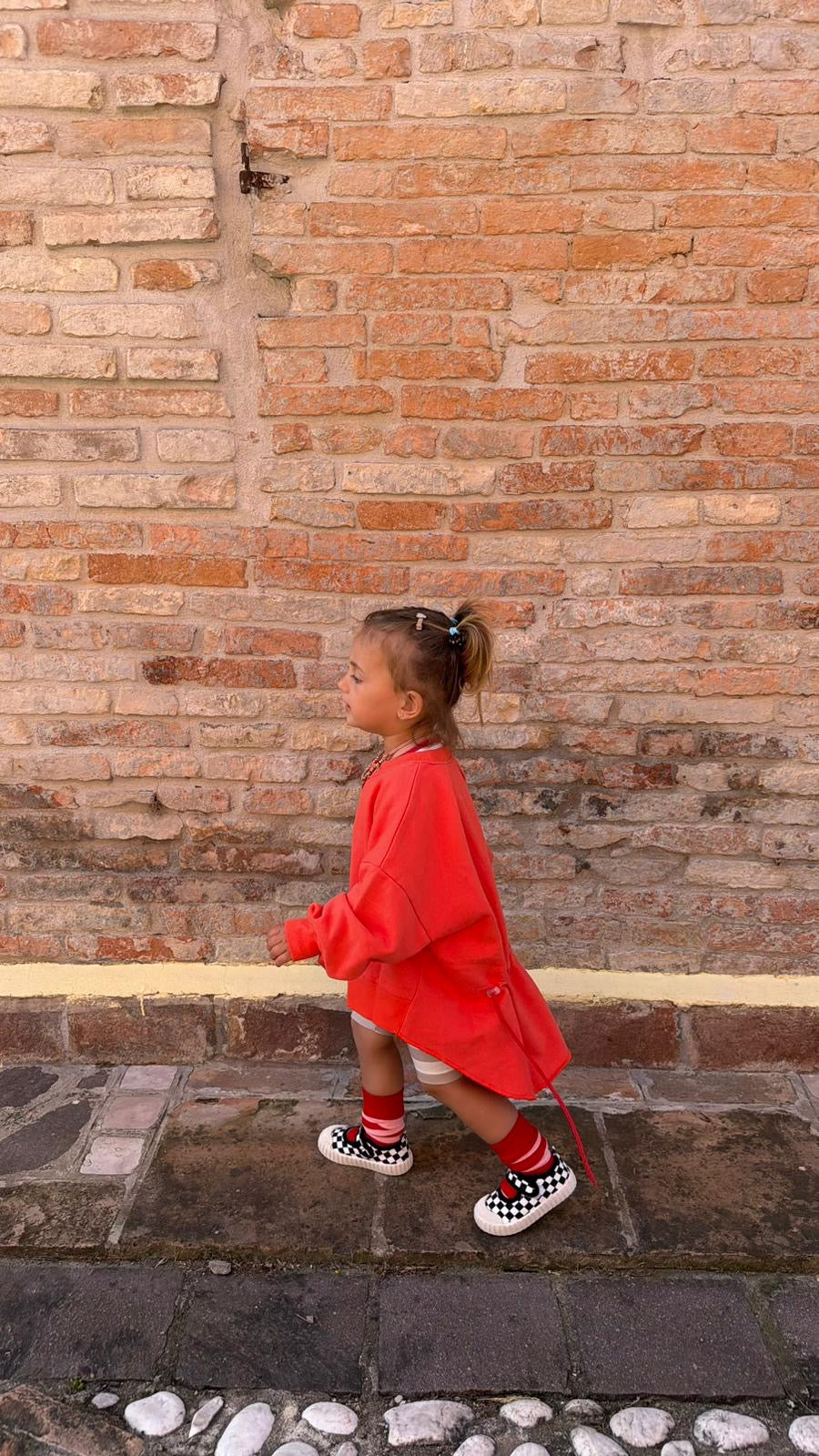 FELPA ROSSA DUE LUNGHEZZE