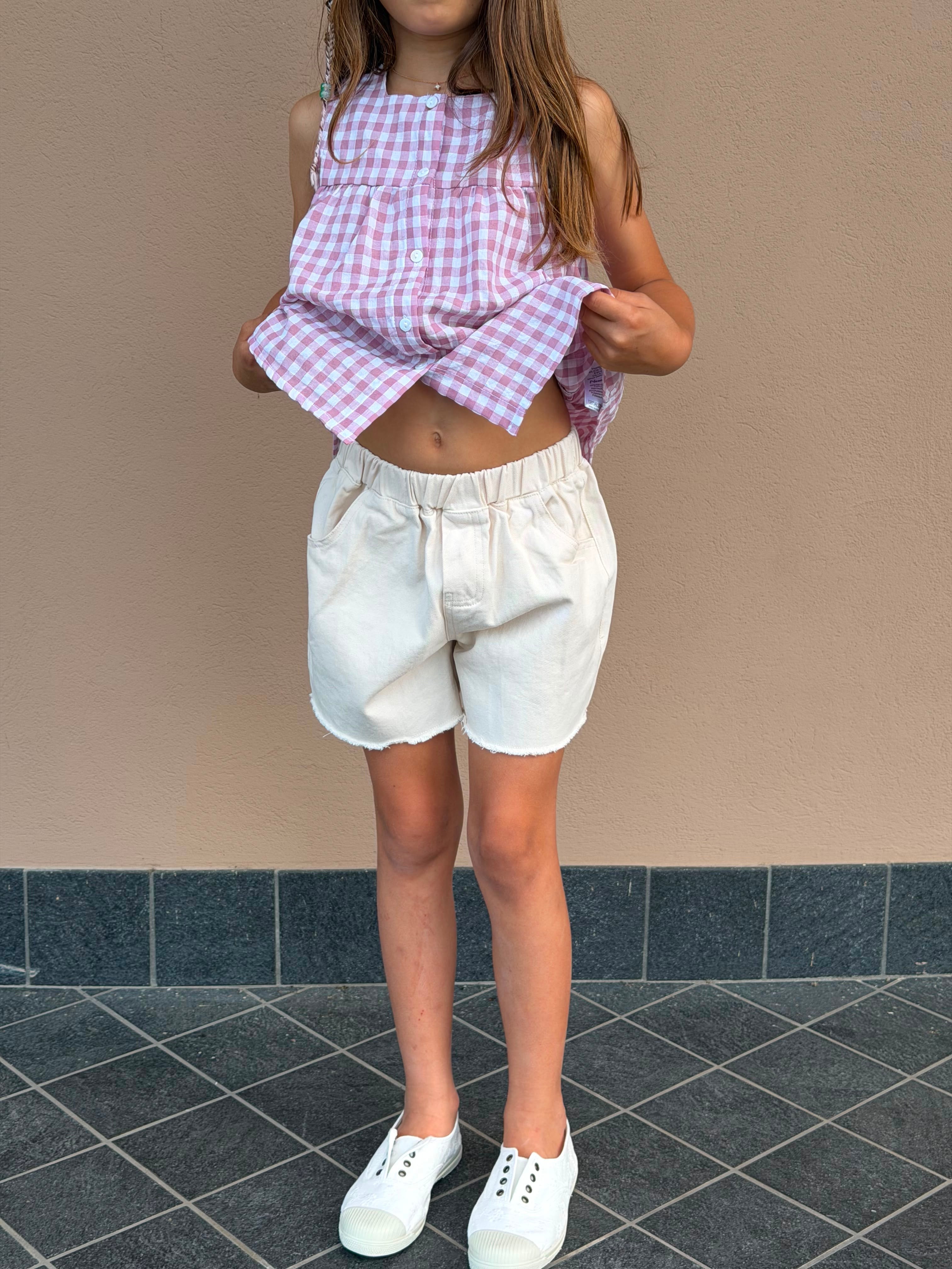 PANTALONCINI CASUAL BEIGE