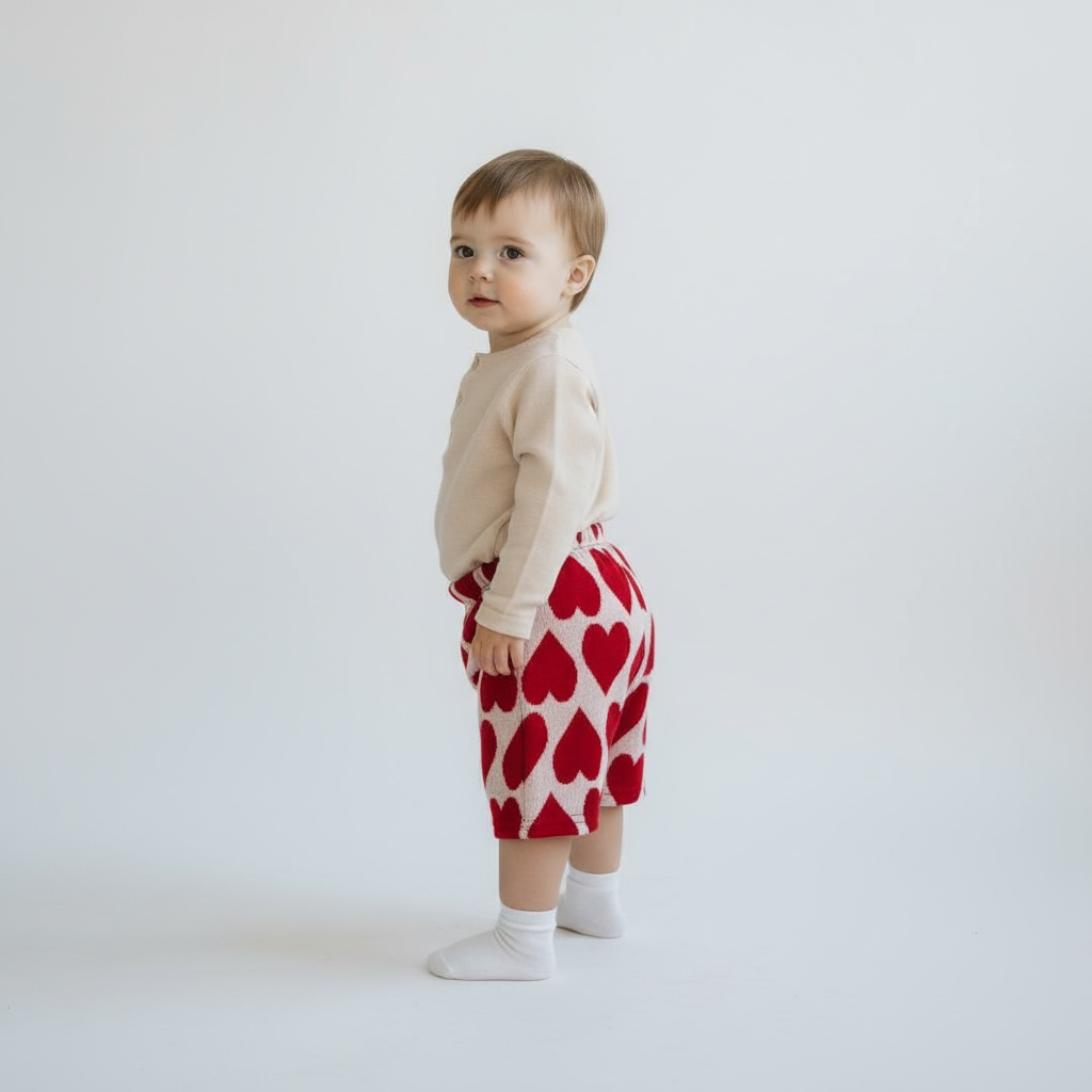 PANTALONE CUORE CUO839 6 MESI