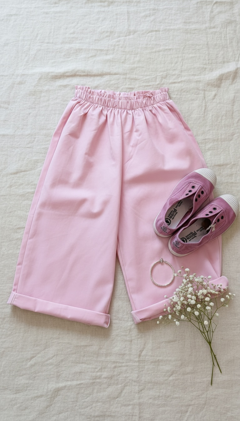 PANTALONE CARAMELLA ROSA
