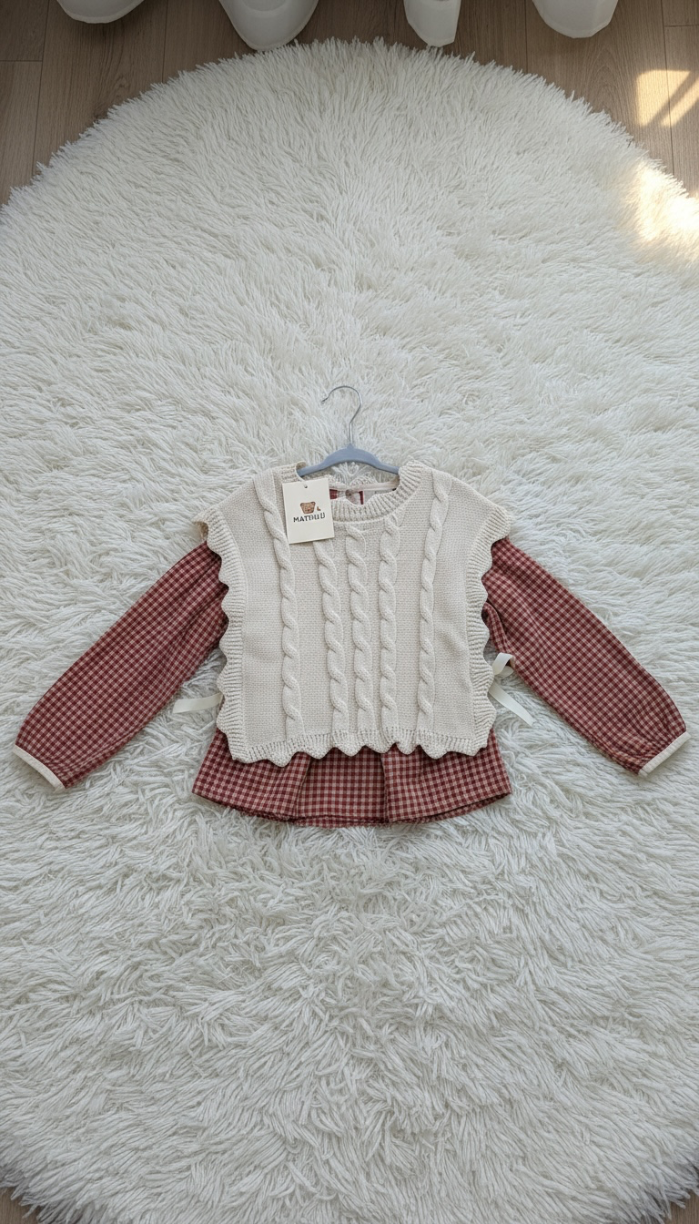 CAMICIA ROSSA A QUADRETTI