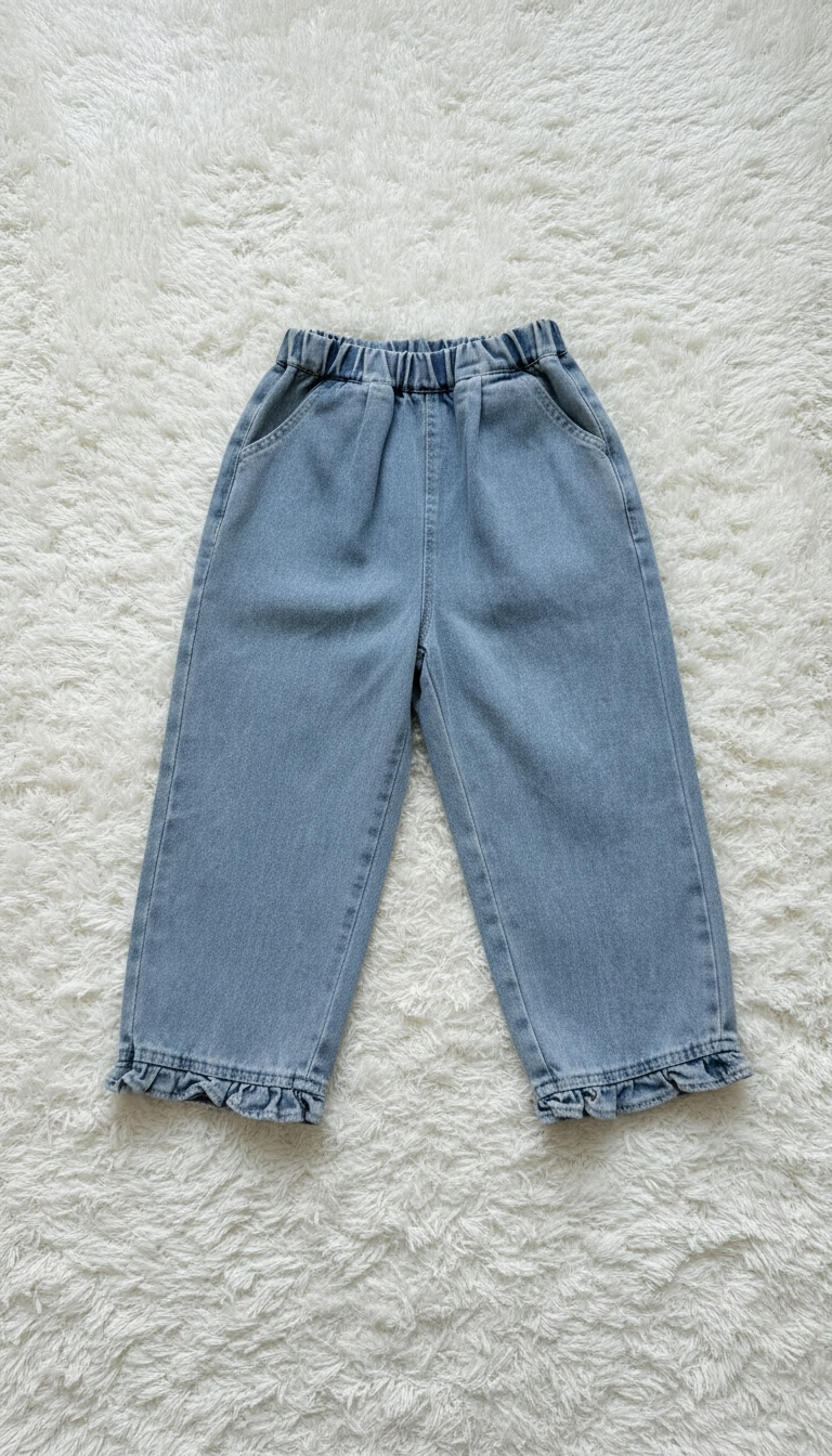 JEANS CON FRU FRU SOTTO