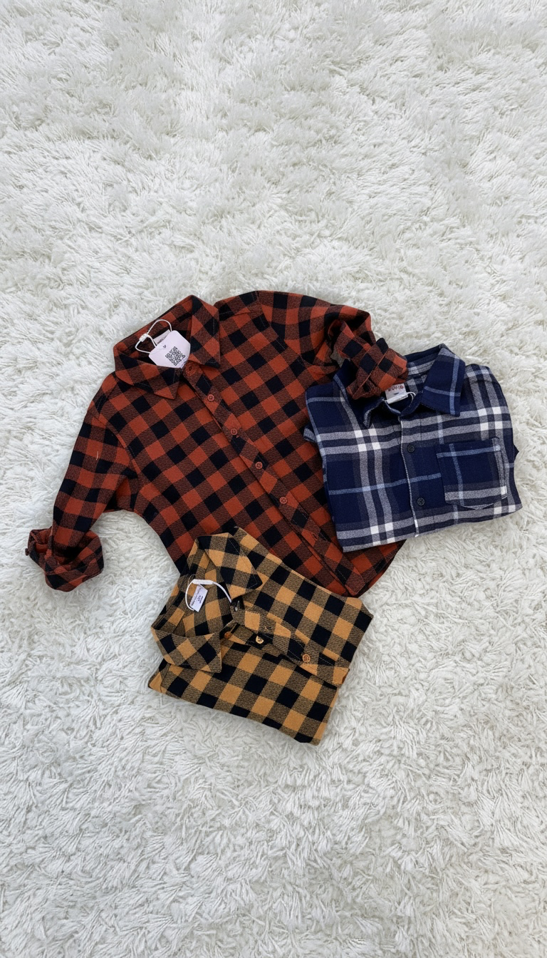 CAMICIA QUADRETTI NEONATO