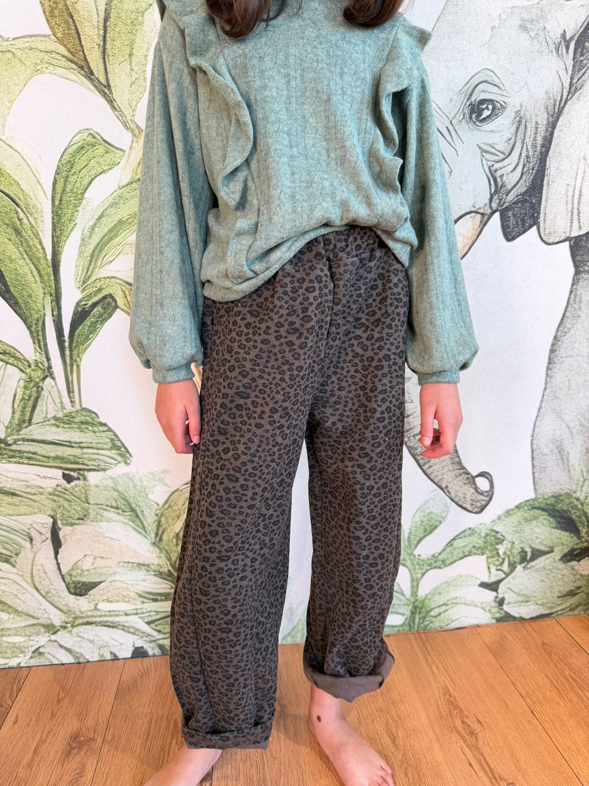JEANS LEOPARDATO 1284 NEW