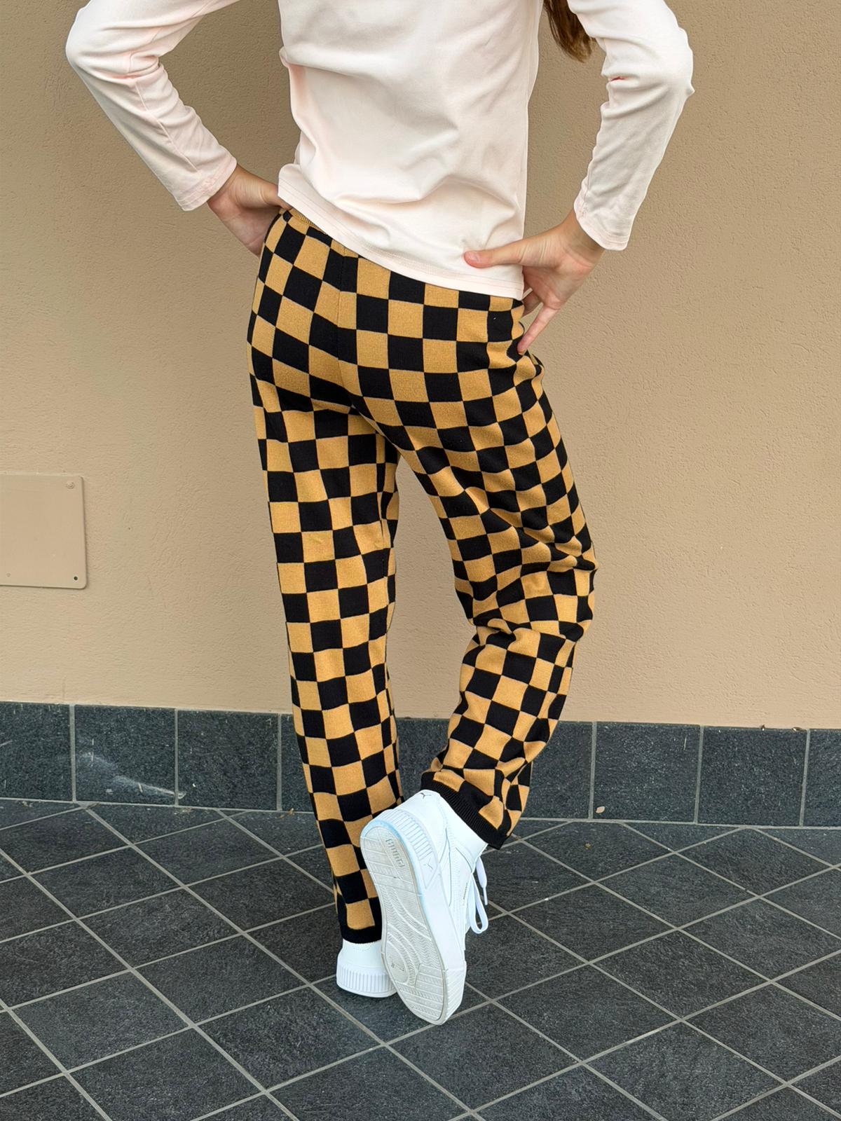 PANTALONE A QUADRI 14526 NEW
