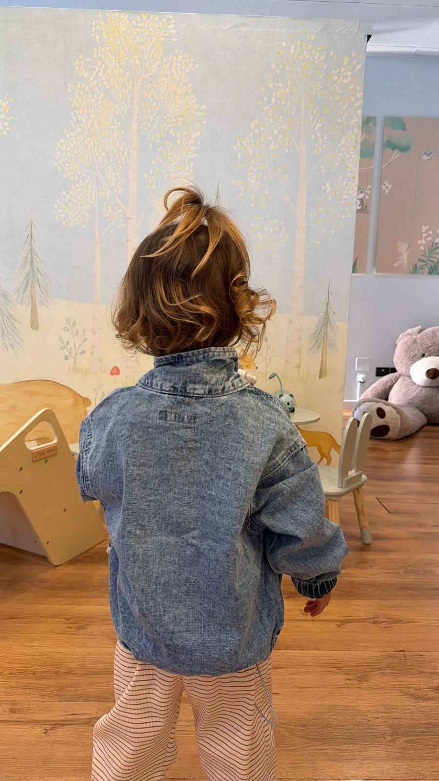 GIACCA DI JEANS FIOCCHETTO ST-4921 4-14 ANNI