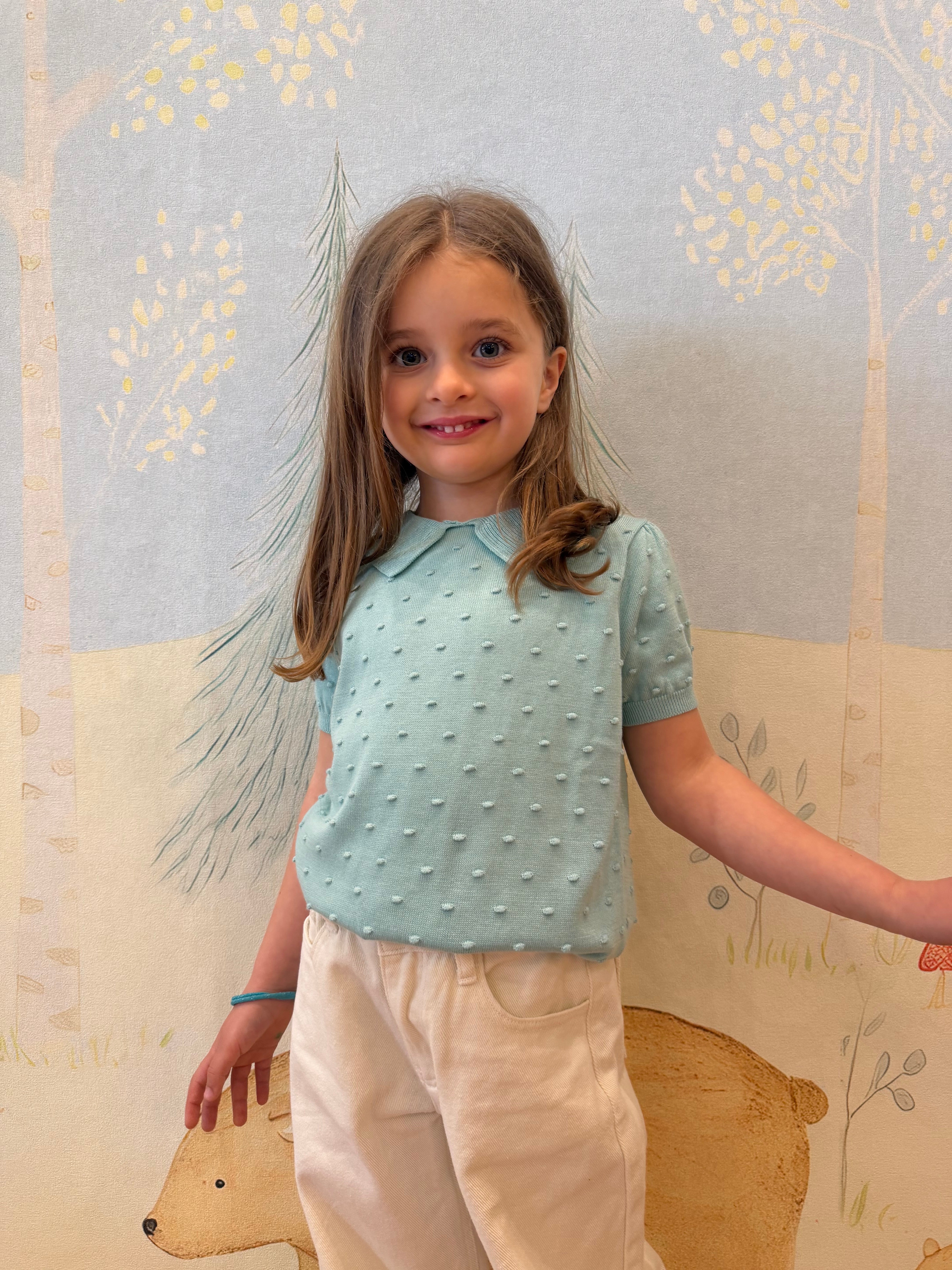 MAGLIONCINO VERDE ACQUA COLLETTO