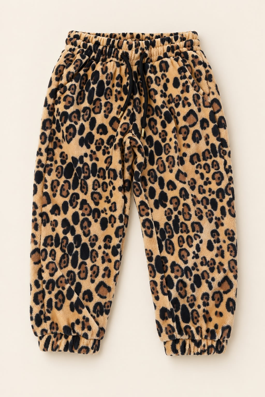 PANTALONE LEOPARDATO PILE NEW