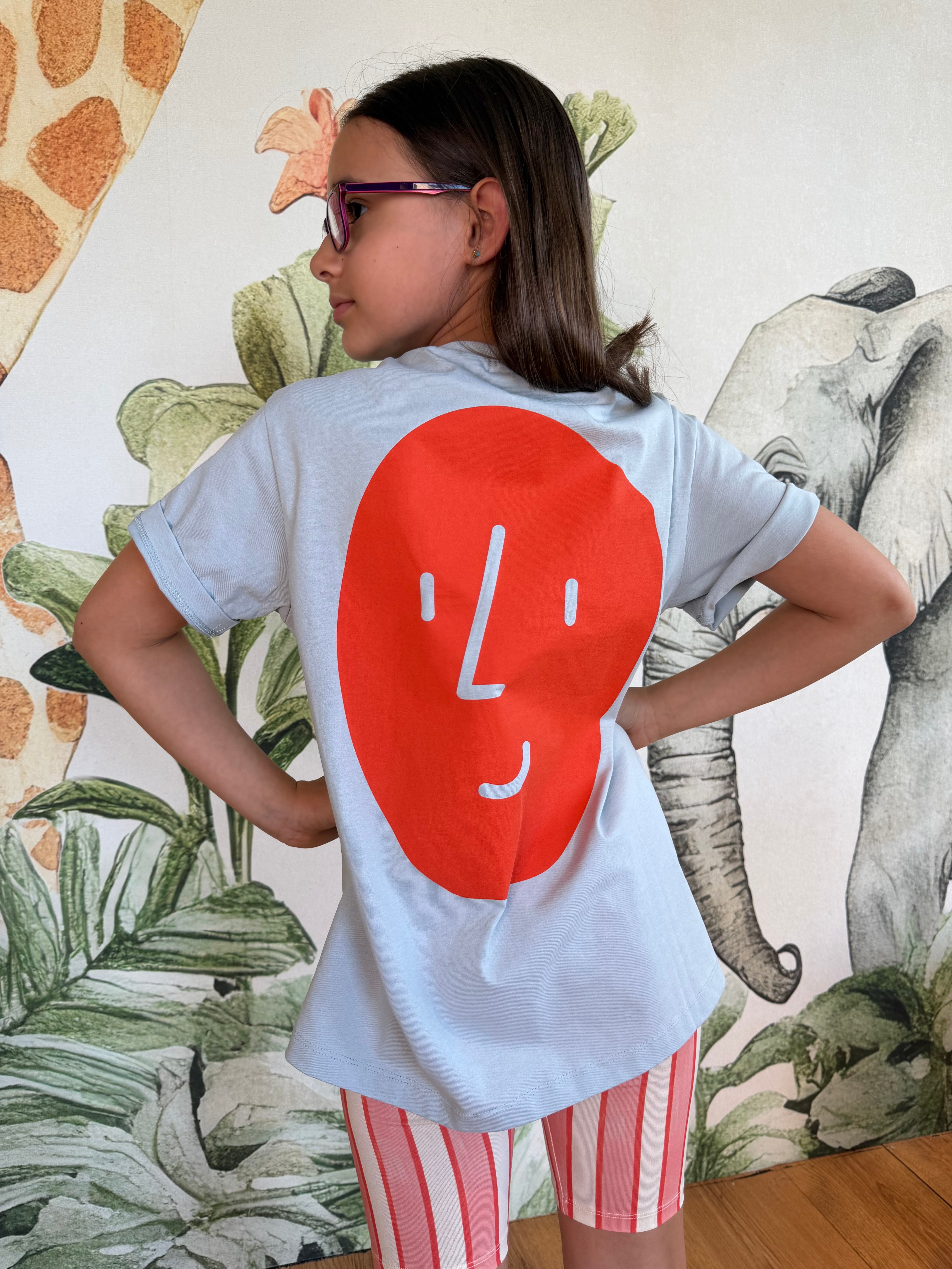 T-SHIRT AZZURRA PATATA