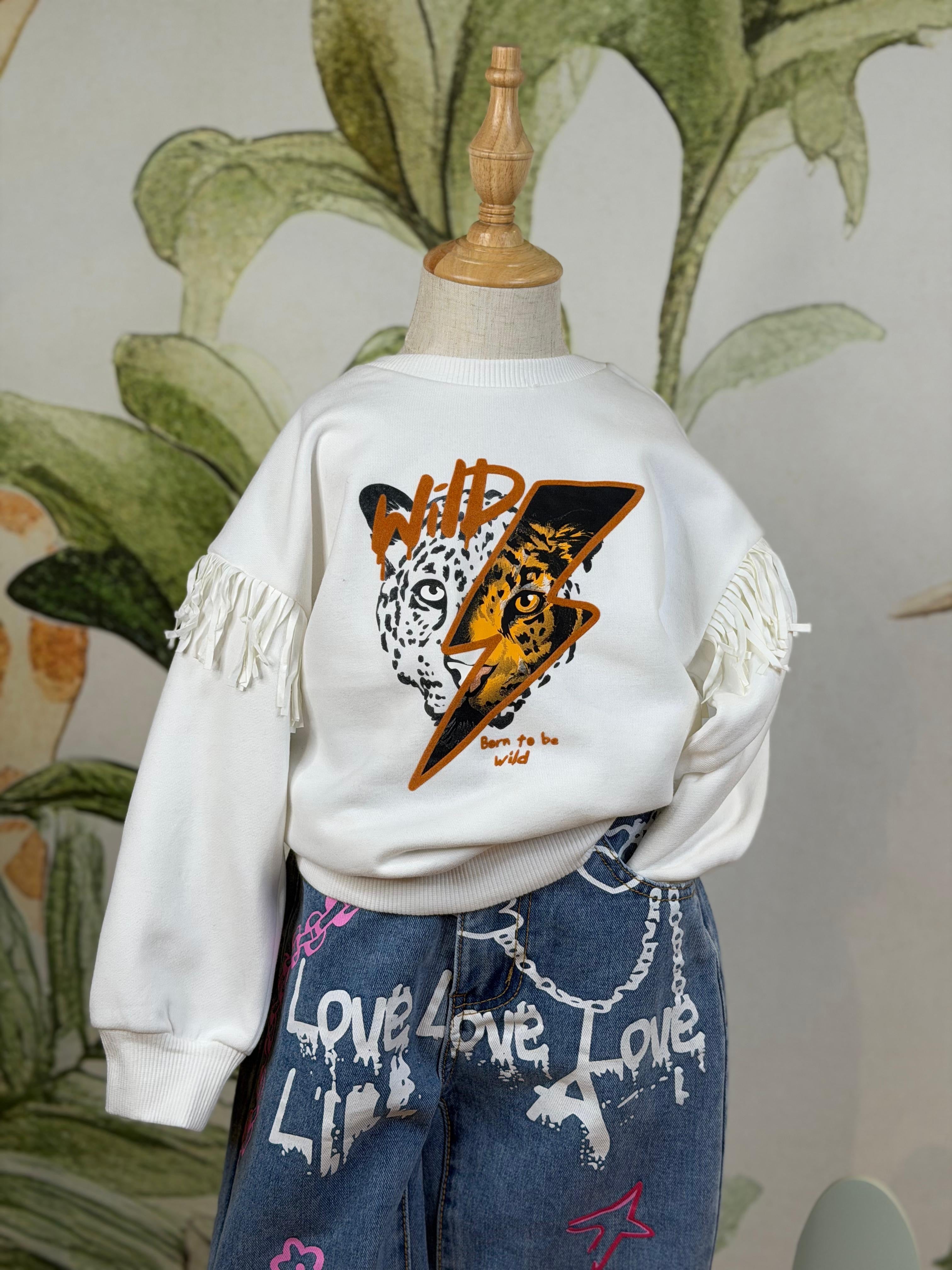 FELPA TIGRE FRANGE ND5809