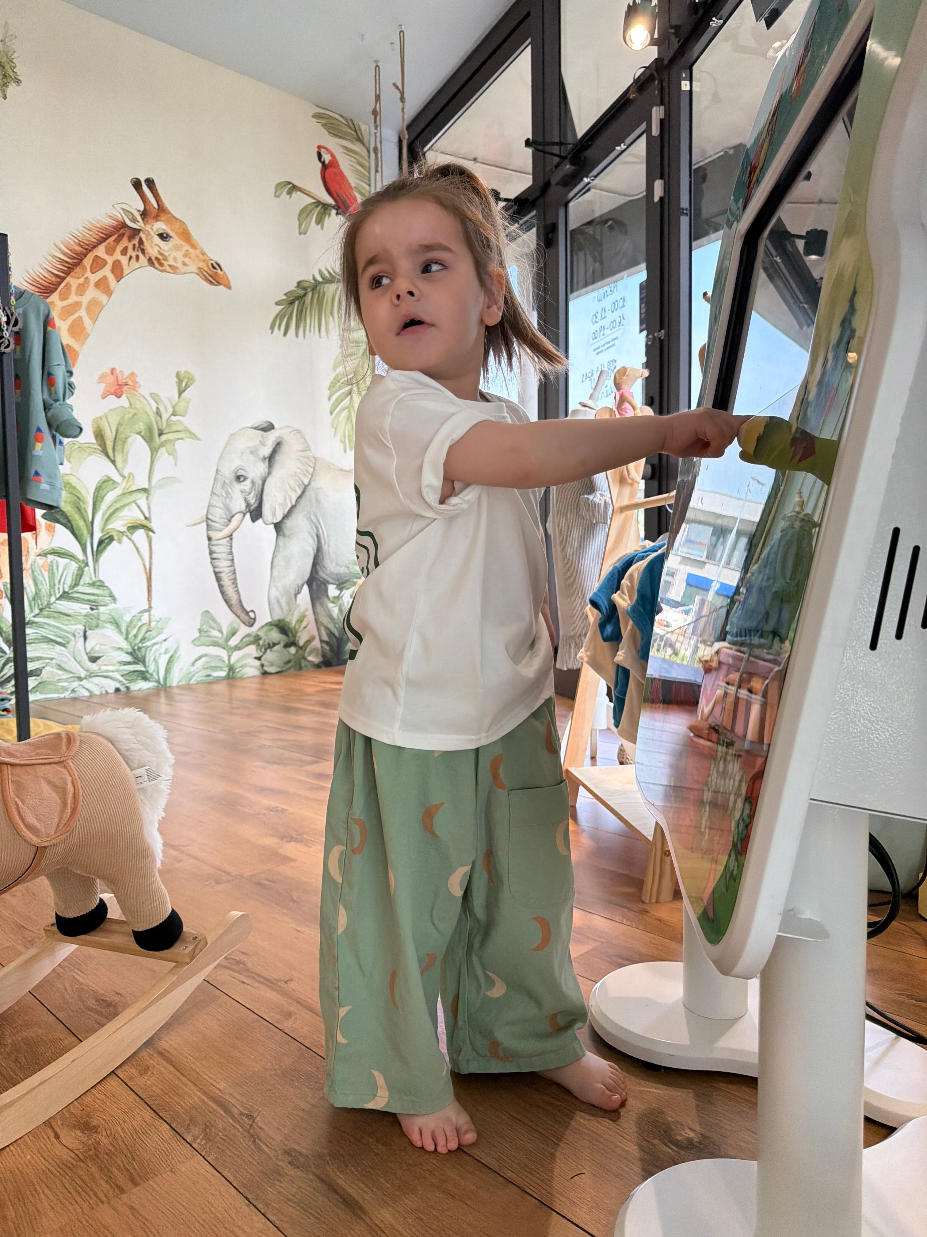 PANTALONE VERDE LUNA