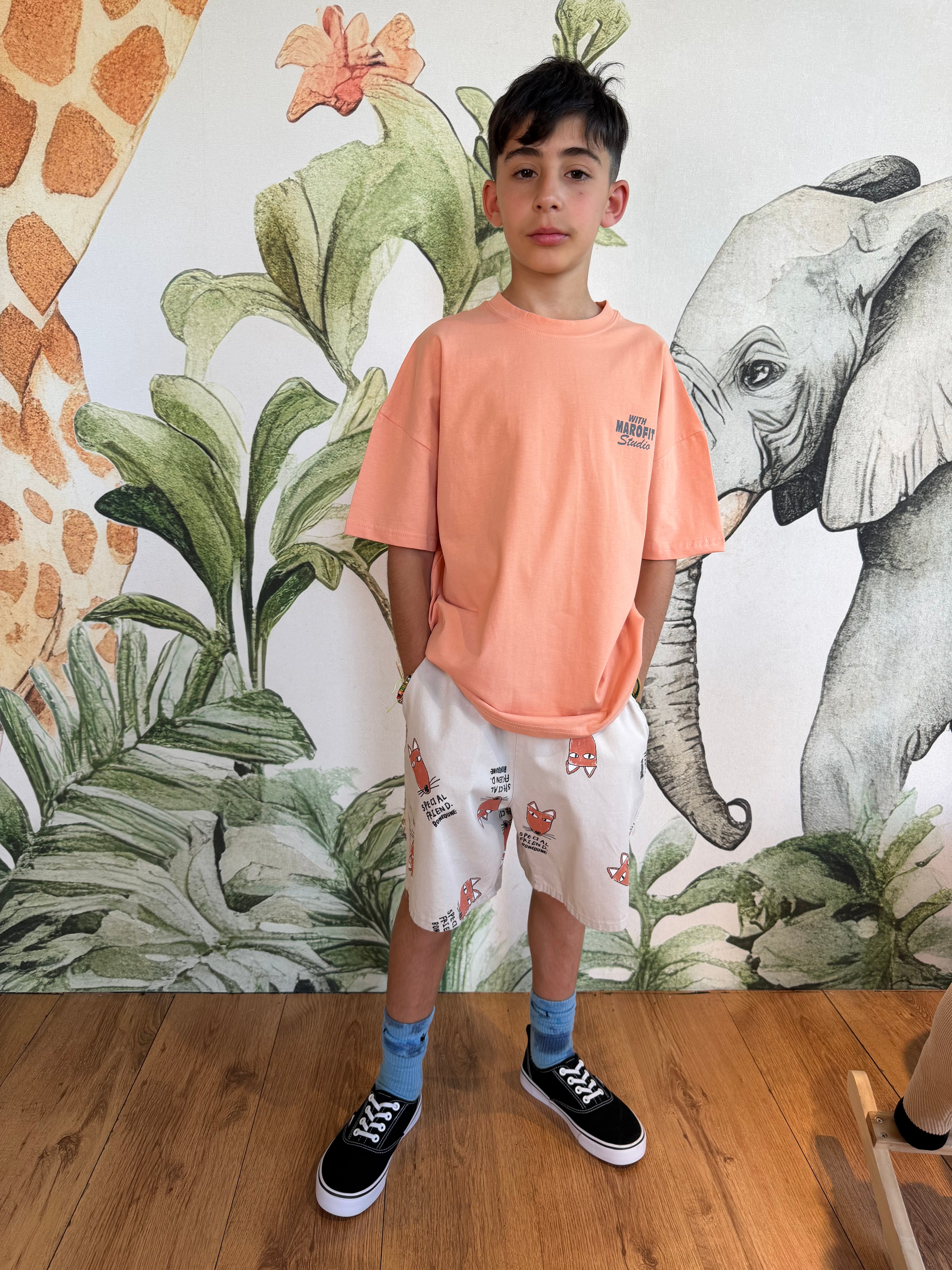T-SHIRT ARANCIONE FIT TEE