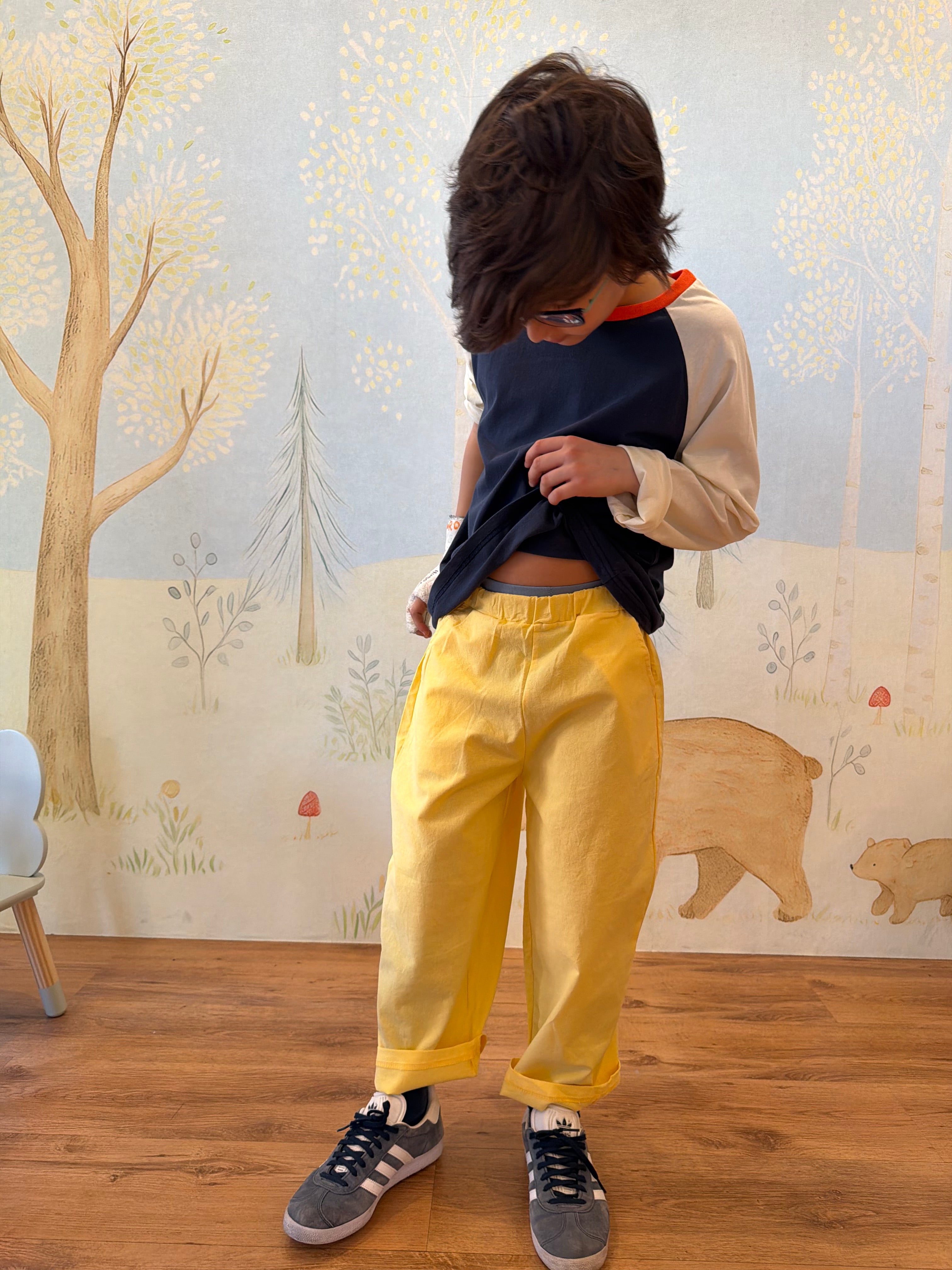 PANTALONE DUE COLORI