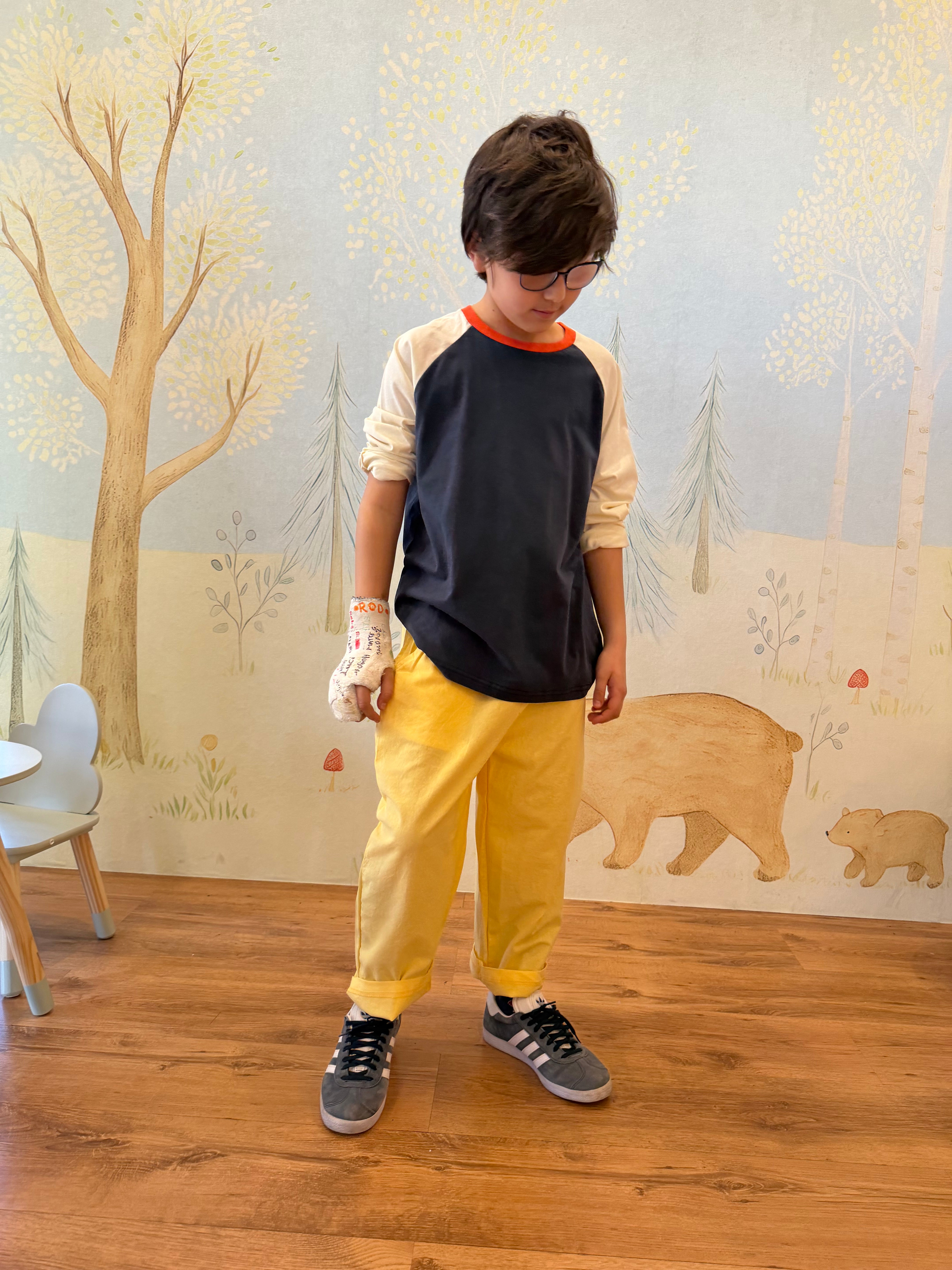 PANTALONE DUE COLORI