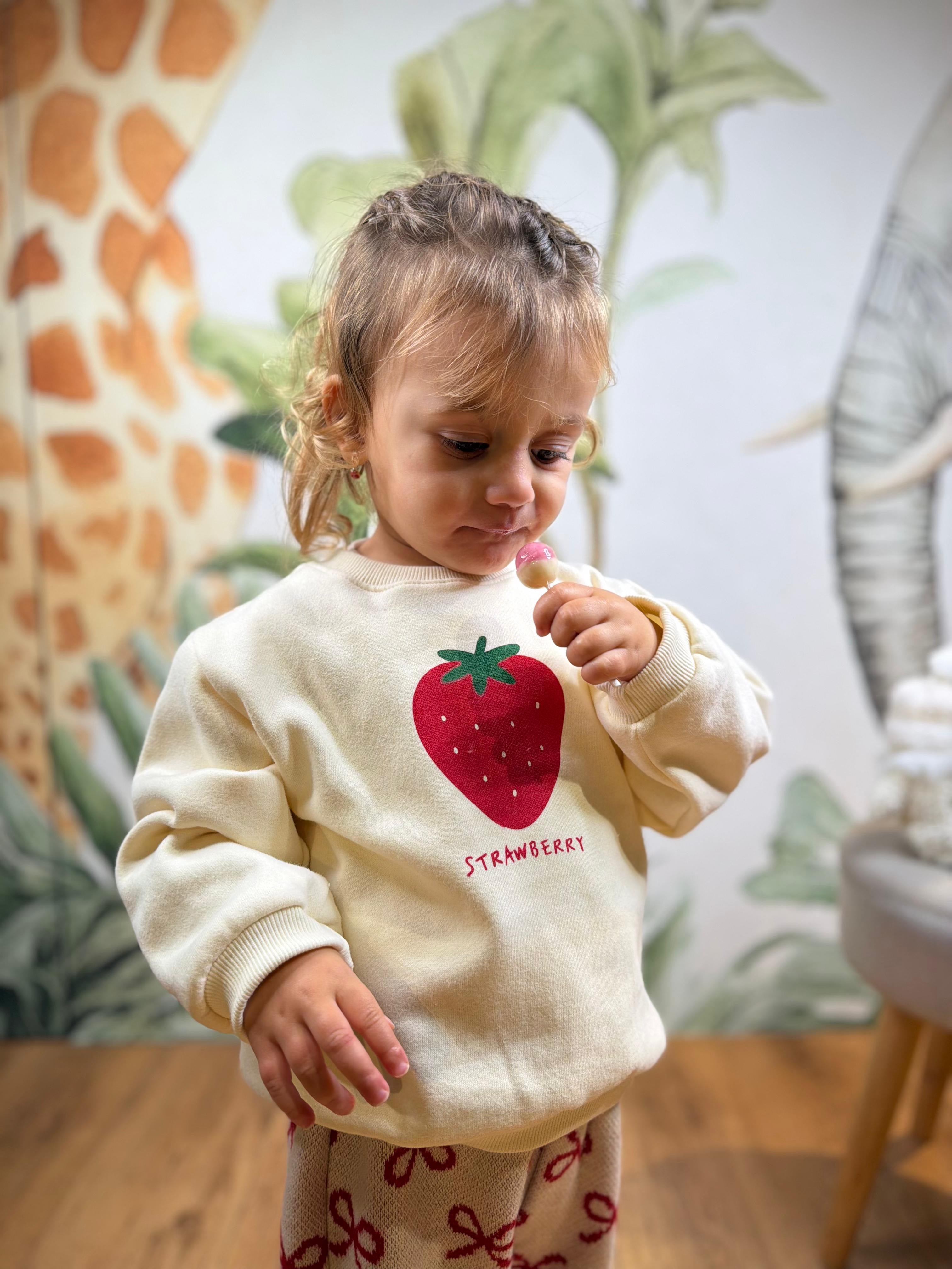 FELPA FRAGOLA PANNA 87YTG