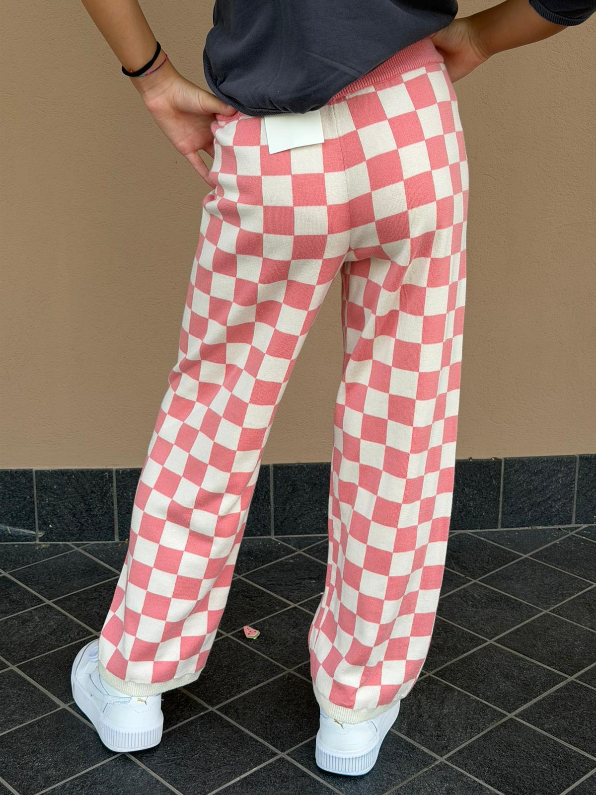 PANTALONE A QUADRI 14526 NEW