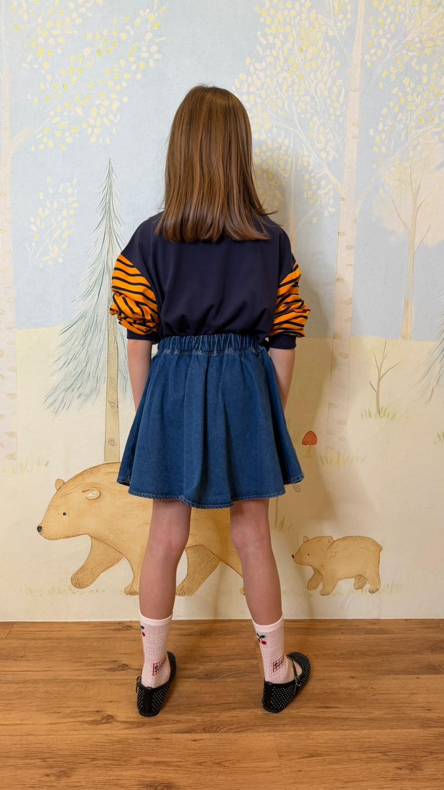 GONNA PANTALONCINO VOLANT 8369 4-14 ANNI
