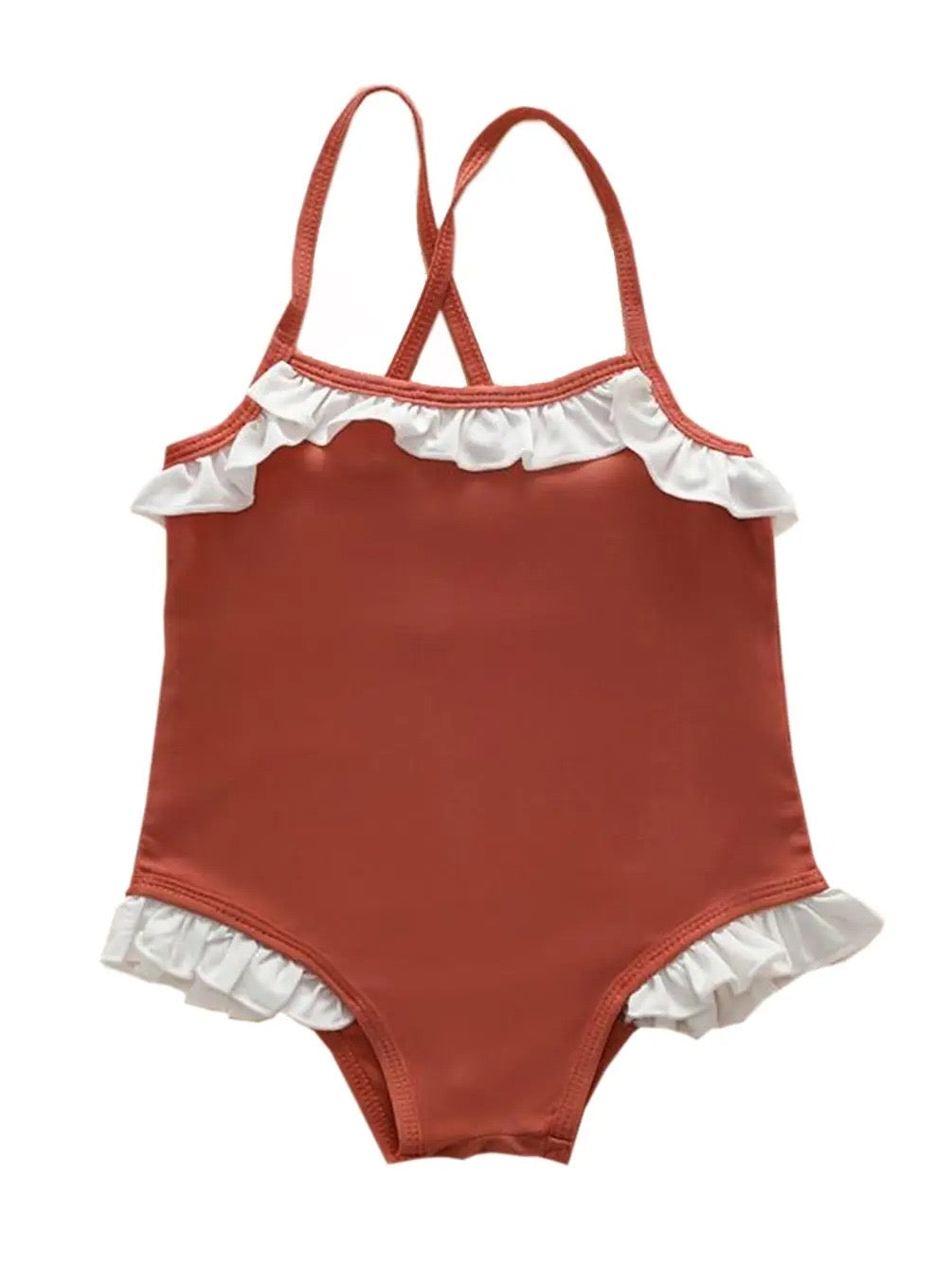 COSTUME INTERO MARRONE CON FRU FRU