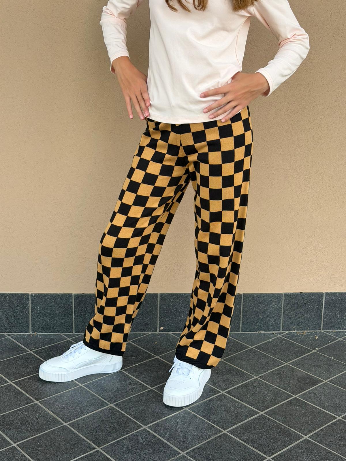 PANTALONE A QUADRI 14526 NEW