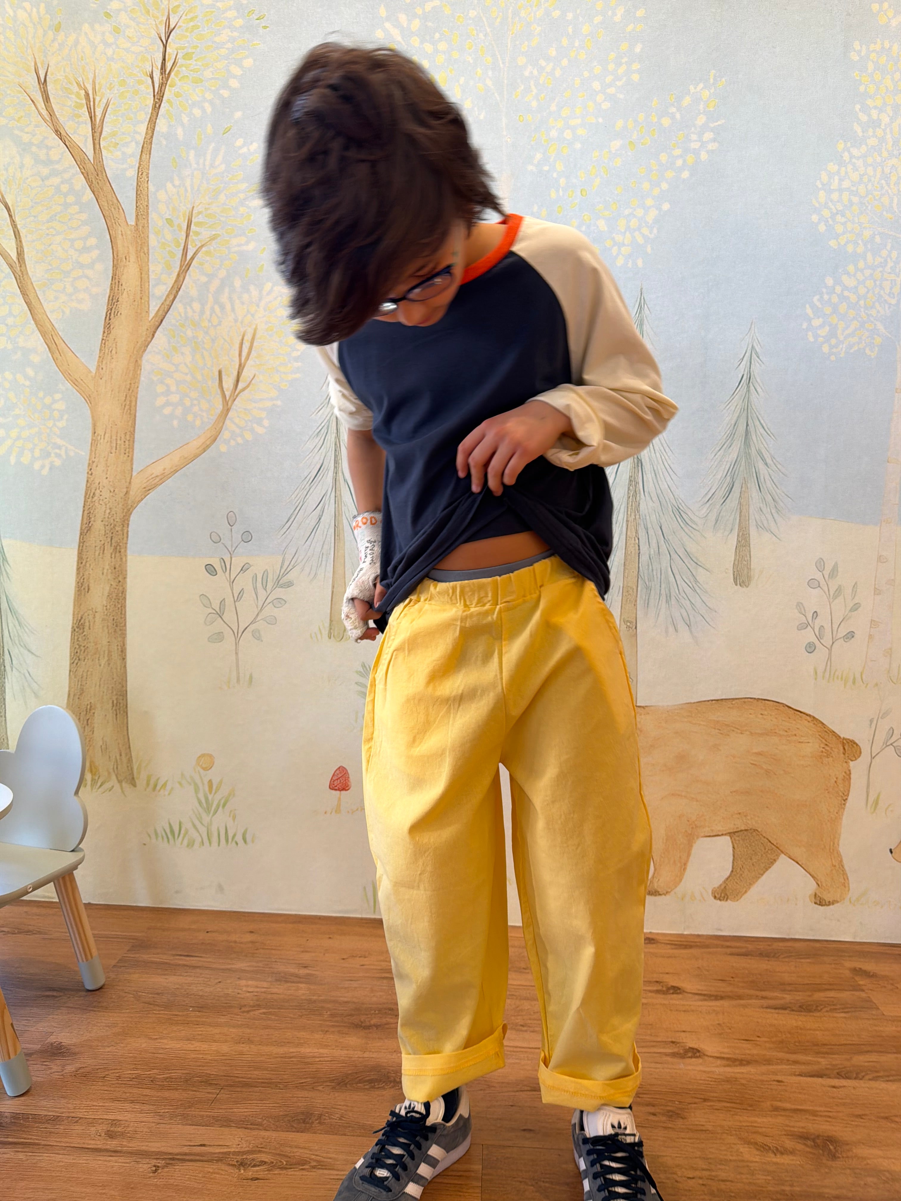 PANTALONE DUE COLORI