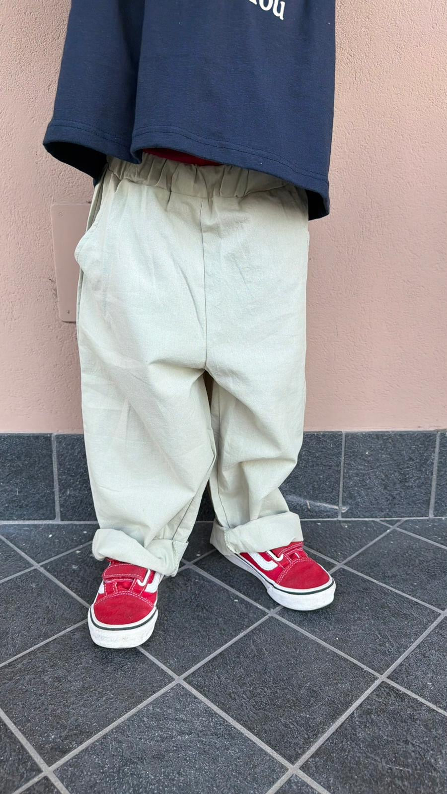 PANTALONE DUE COLORI