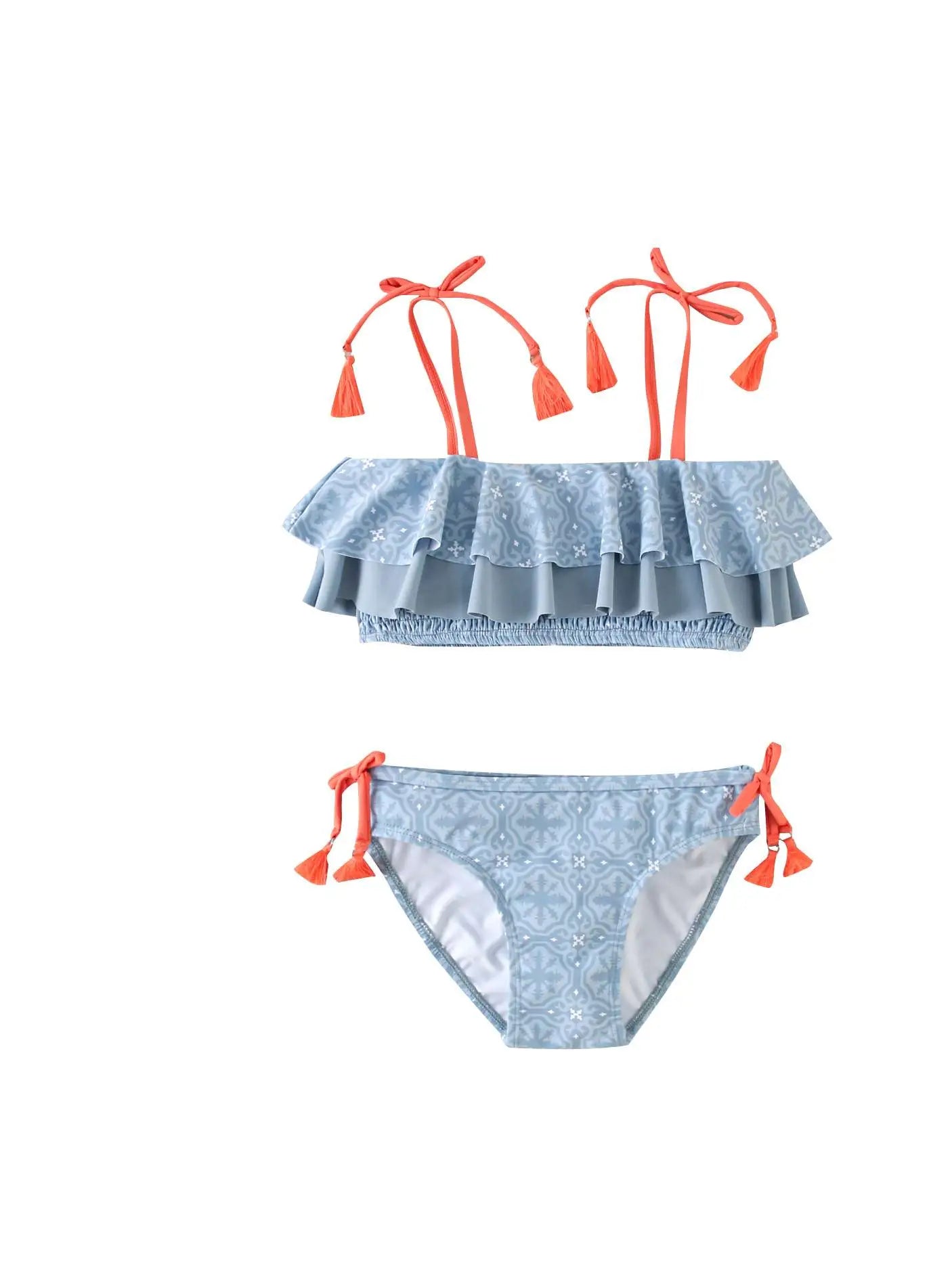 BIKINI BLU A STAMPA