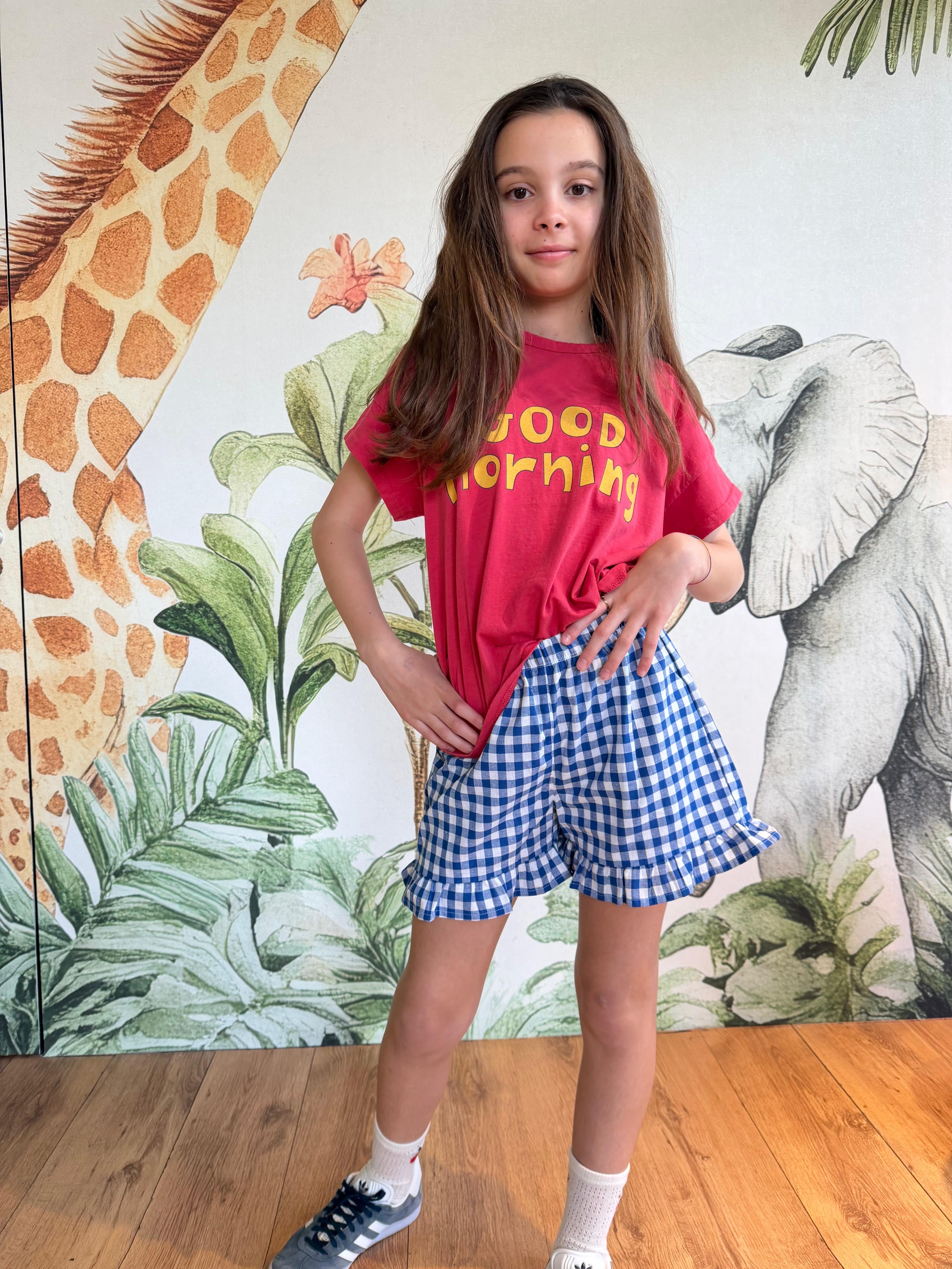 PANTALONCINO FRU FRU BLU OXOX