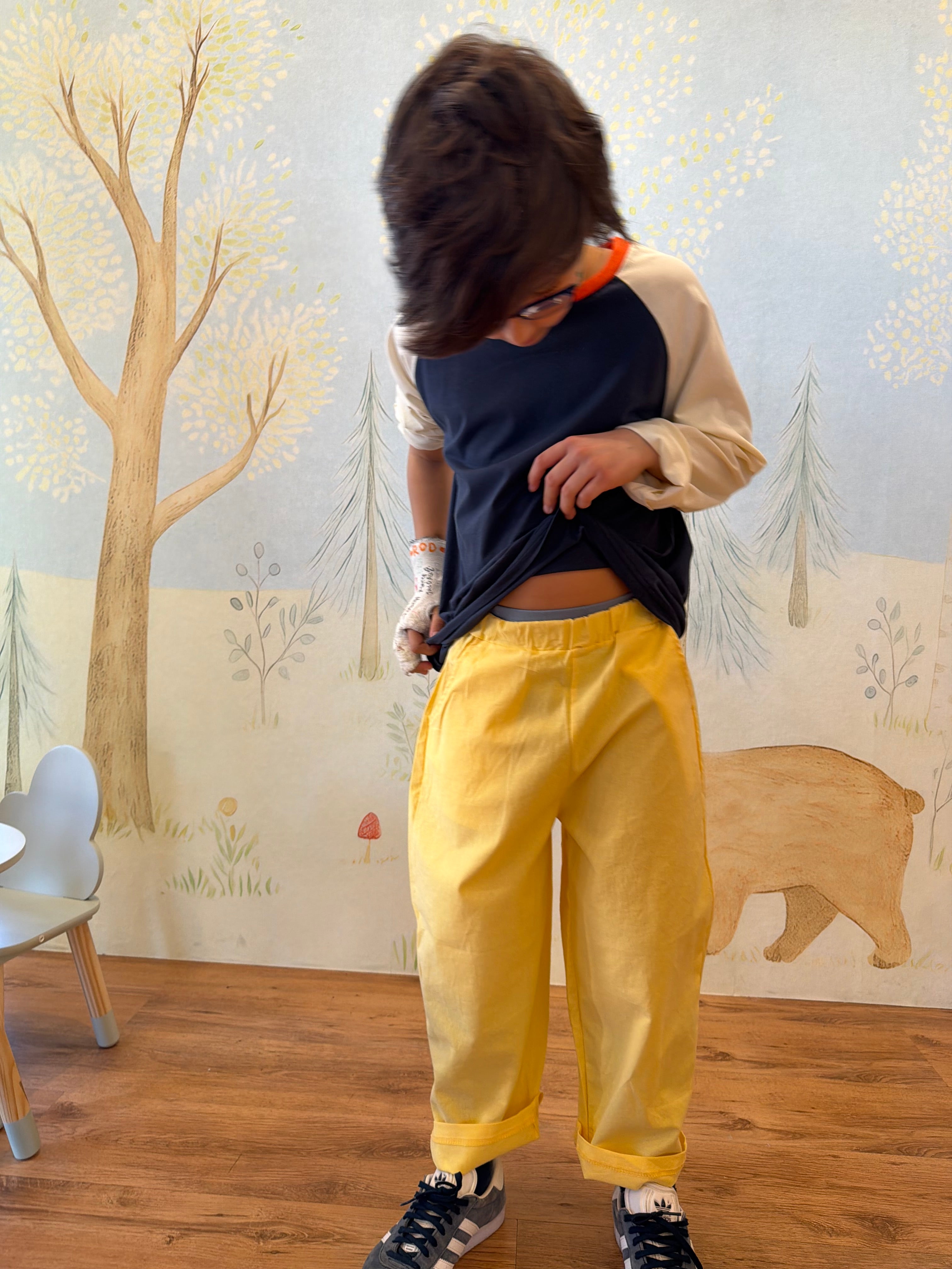 PANTALONE DUE COLORI