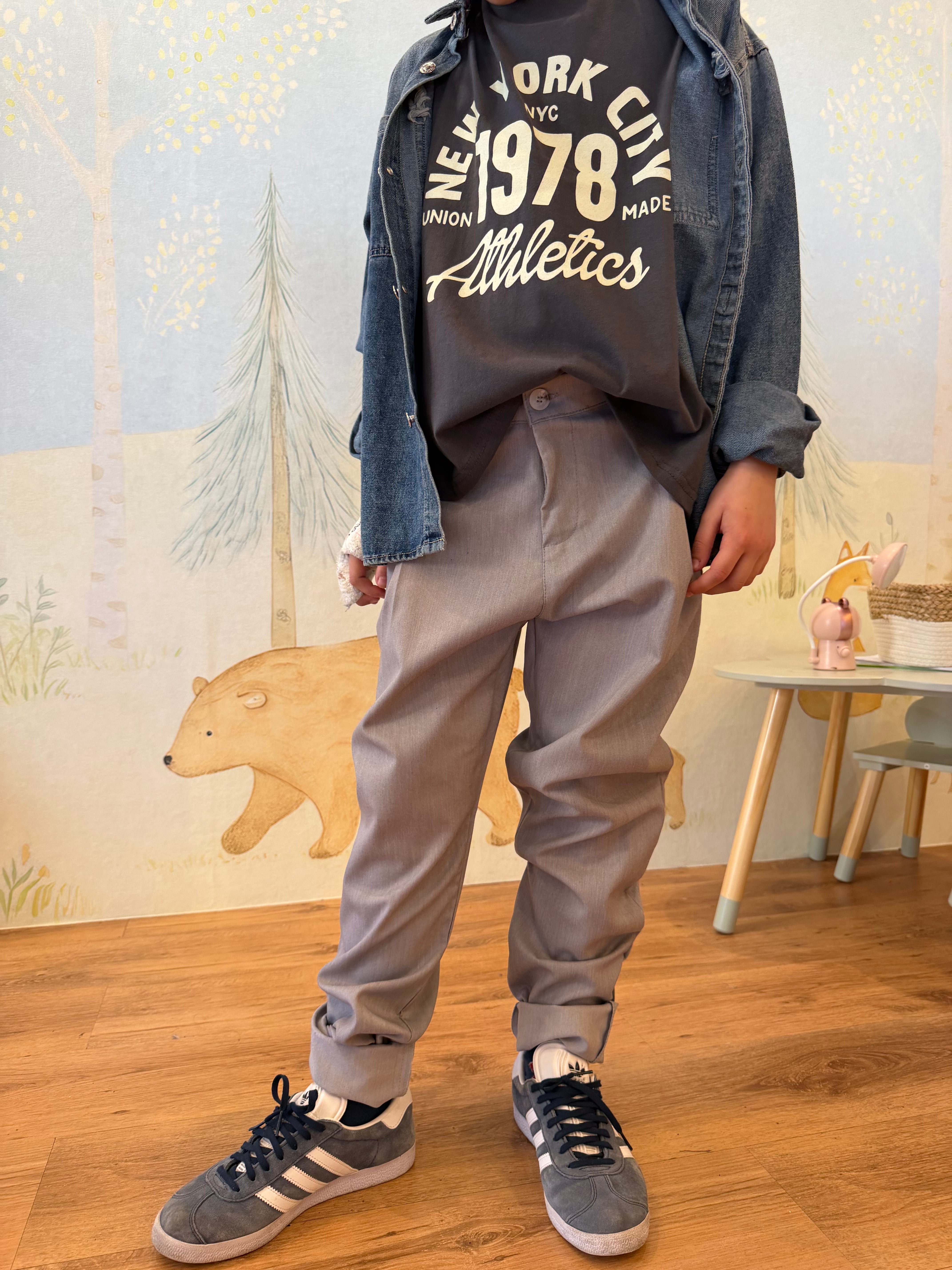 PANTALONE DUE COLORI BM44