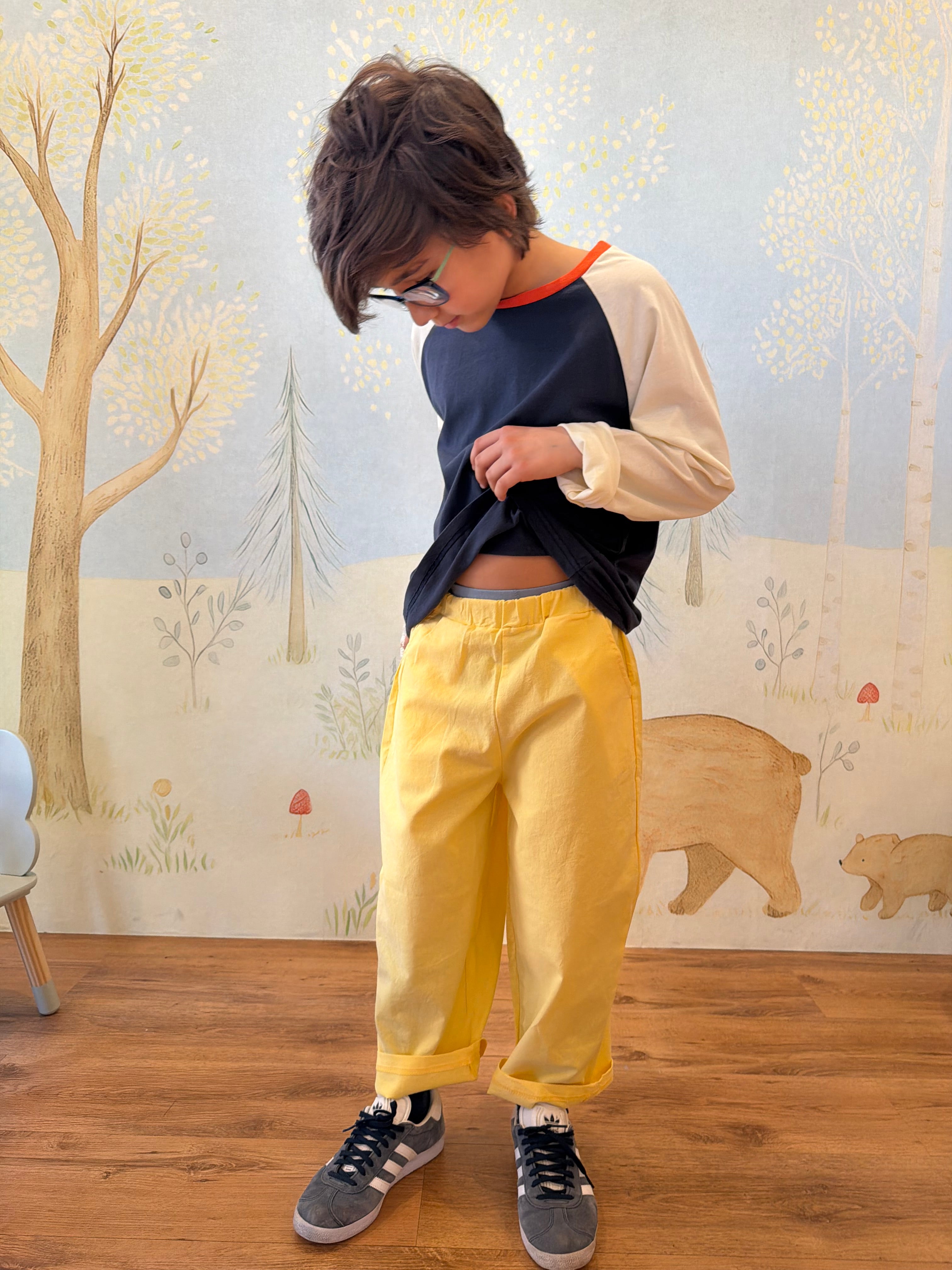 PANTALONE DUE COLORI