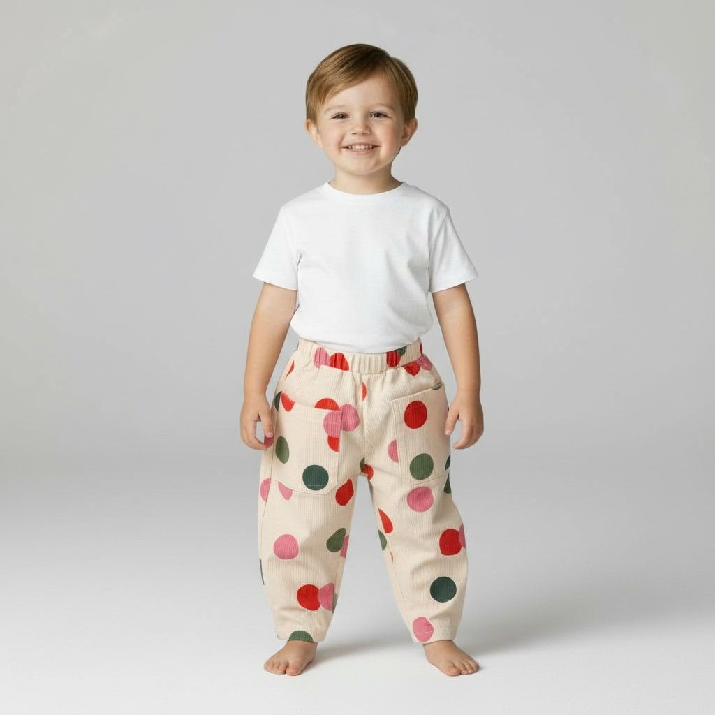 PANTALONE CERCHI COLORATI BBC04 6-36 MESI