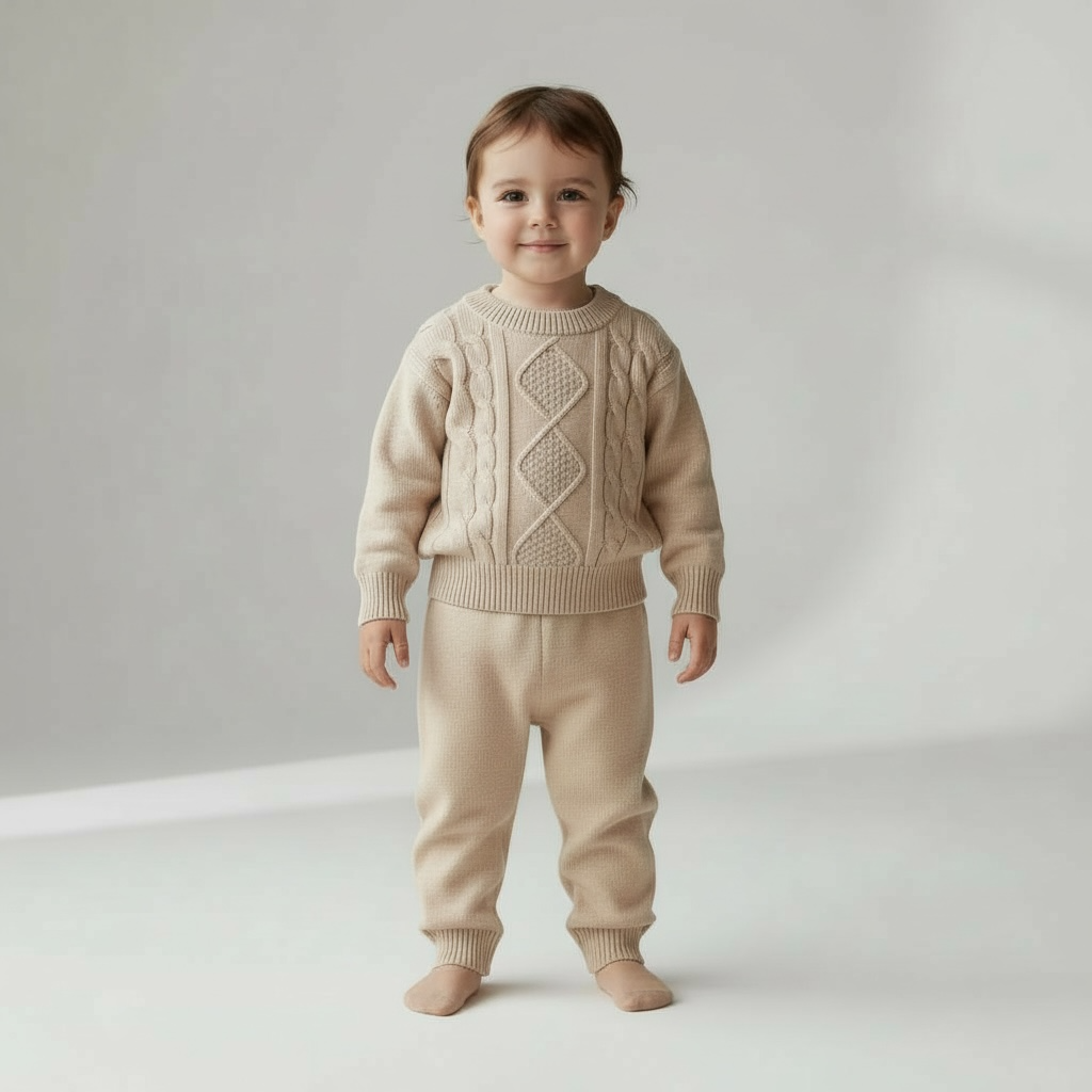 COMPLETO IN MAGLIA 4546 12-24 MESI