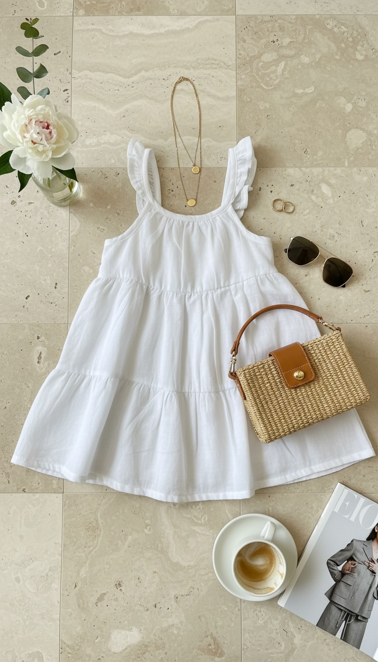 VESTITO BIANCO BIMBA 266028