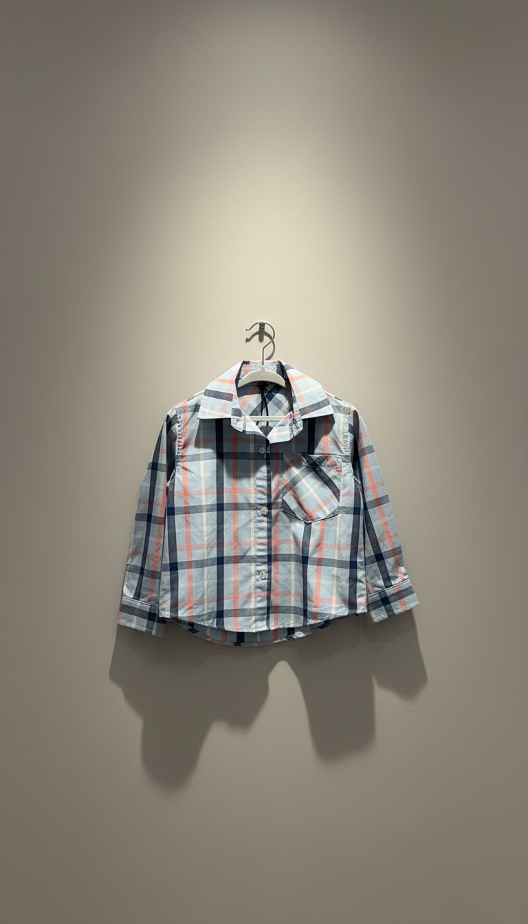 CAMICIA QUADRI AZZURRA