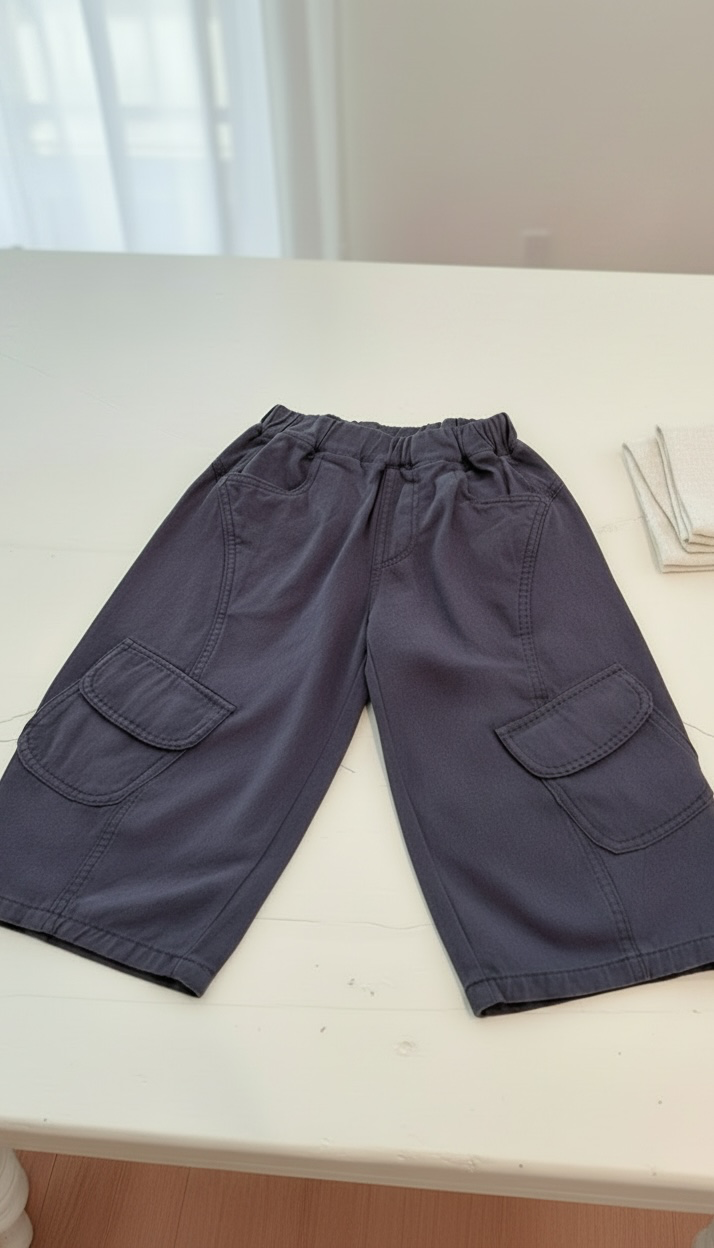 JEANS CARGO GRIGIO SCURO